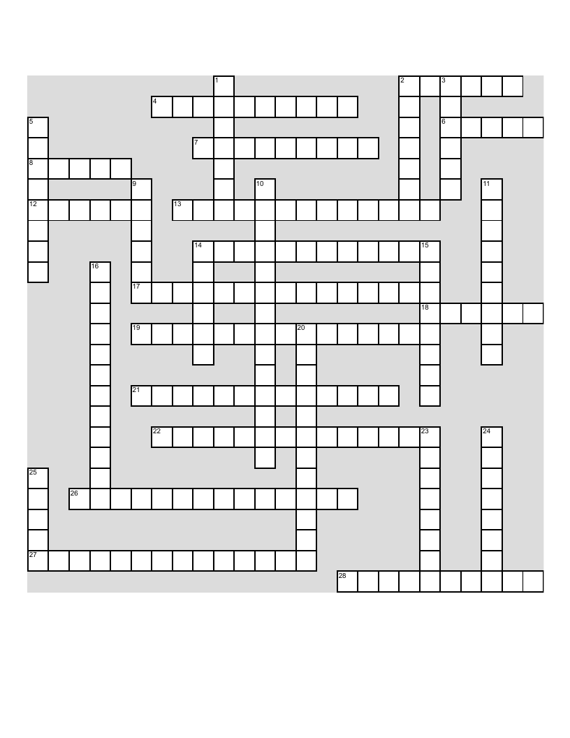 Spanish music theory crossword with vocabulary like melody, rhythm, harmony, and tempo.