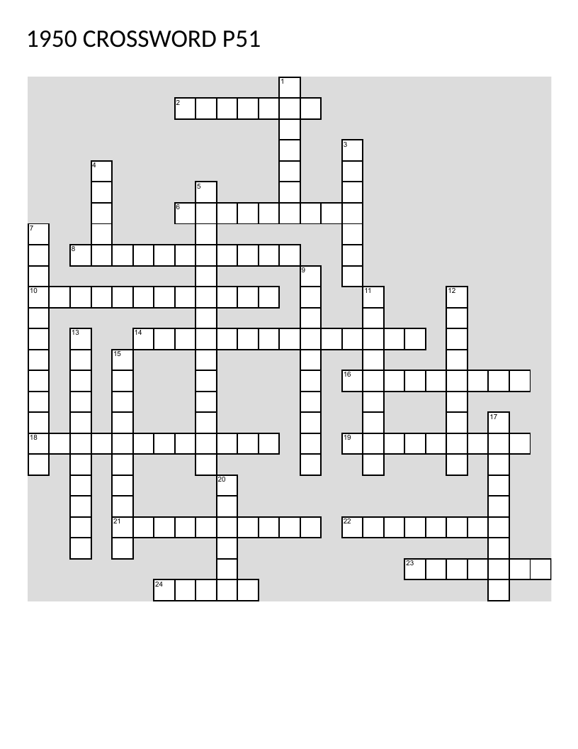 Vintage 1950s crossword on British Lord Mayor traditions and Westminster ceremony.