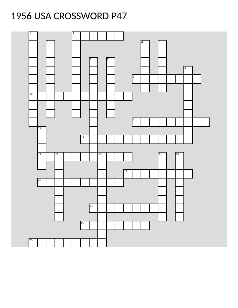 Vintage 1950s Halloween crossword with jack-o'-lanterns, costumes, and trick-or-treat.