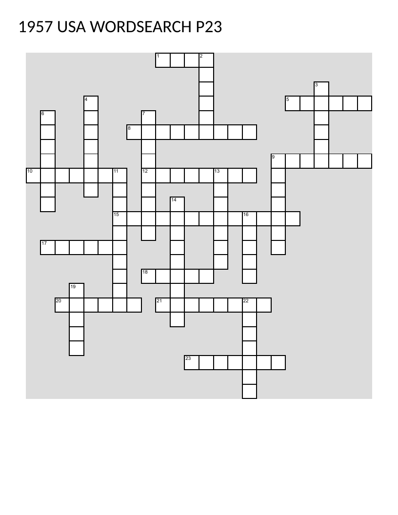 1957 Masters golf crossword with Doug Ford, Palmer, and Augusta National.