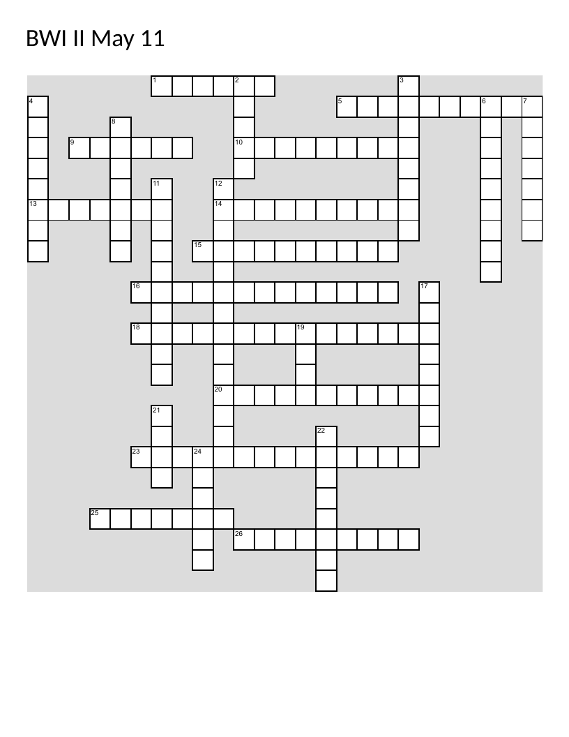 Business English crossword with German clues about workplace terminology and financial concepts.