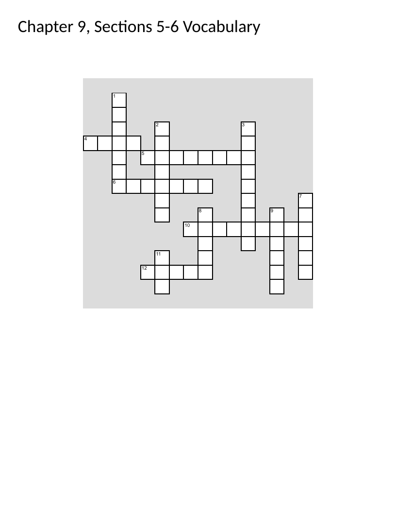 Quadratic functions algebra crossword with parabola, vertex, and axis of symmetry.