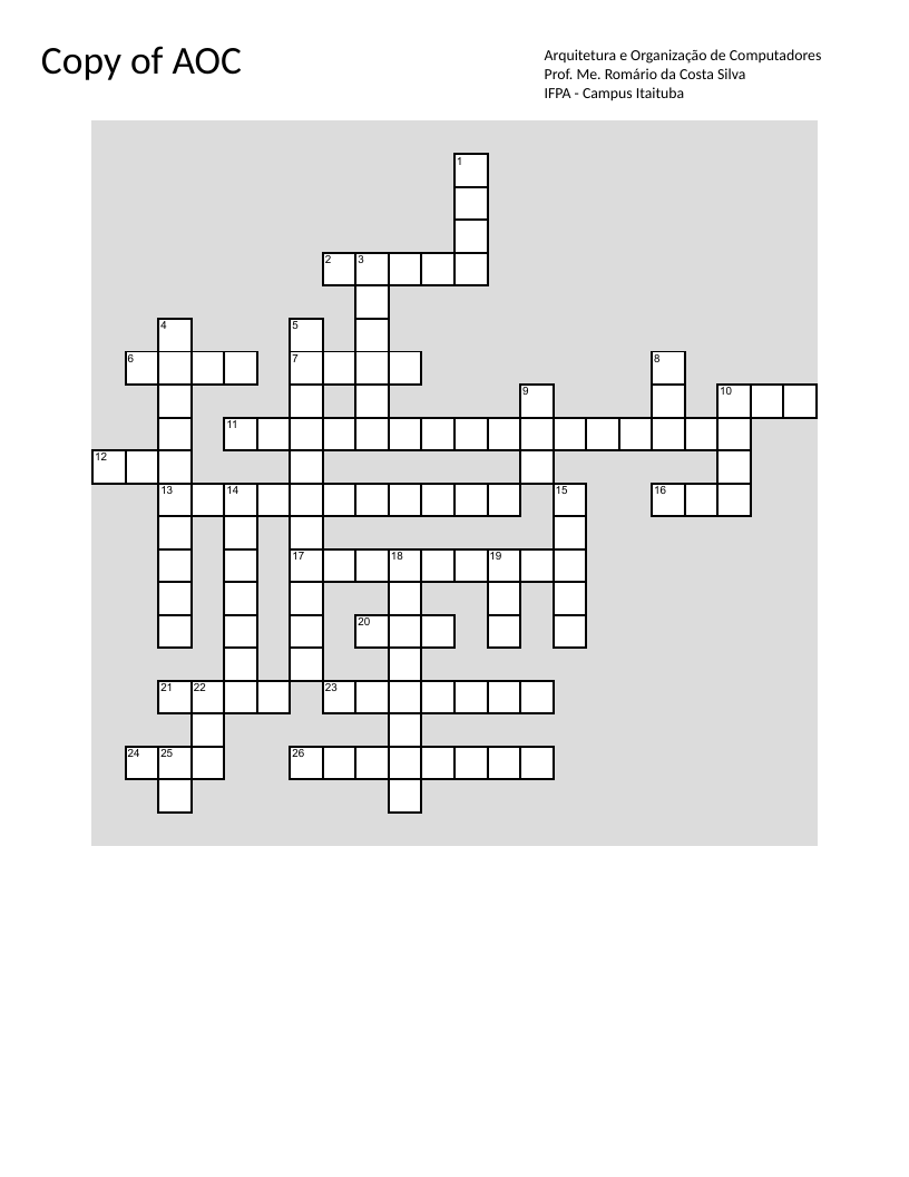 Computer architecture crossword with CPU, memory, logic gates, and Boolean algebra terms.