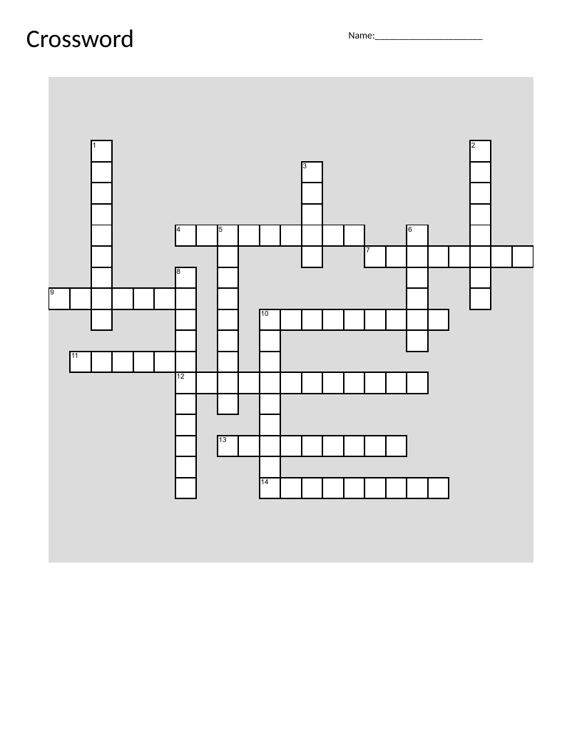 Academic vocabulary crossword with words like credible, emulate, and refute.