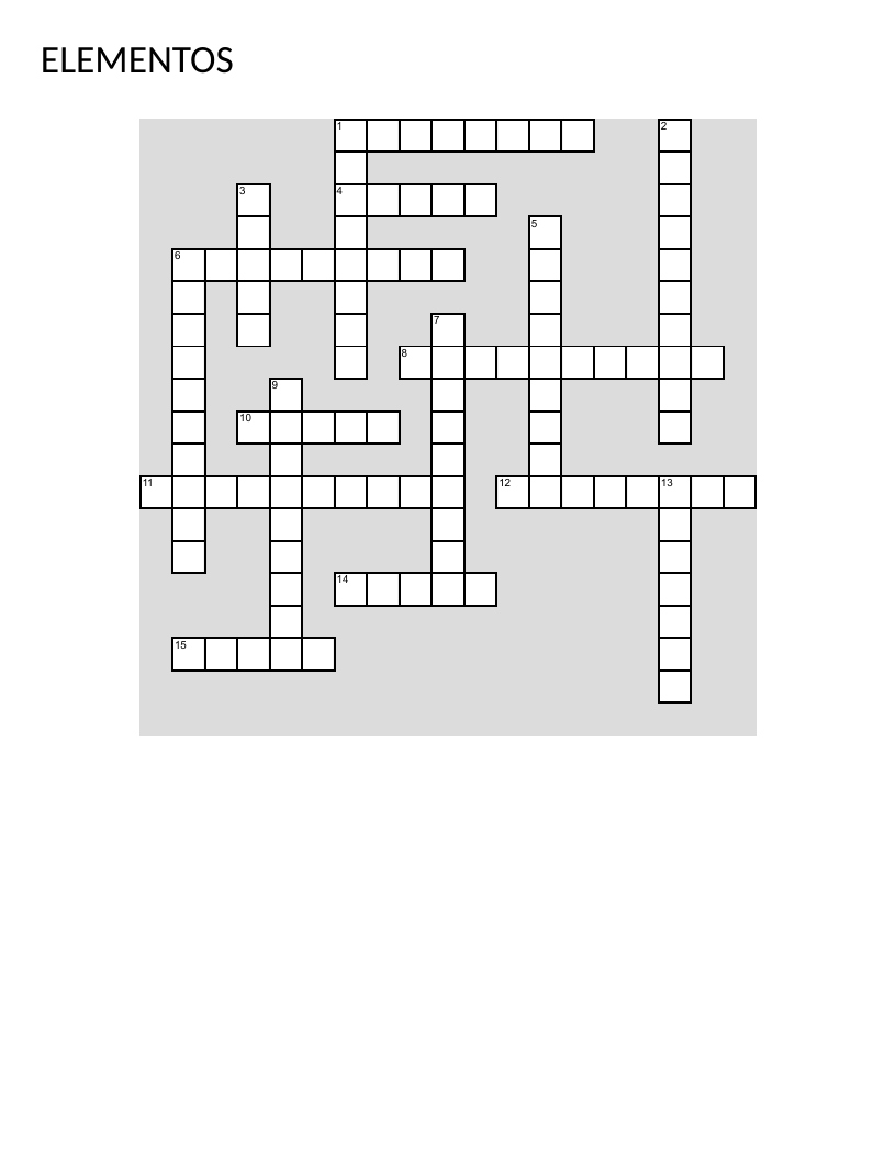 Spanish-language crossword on digital design: vectors, typography, color, QR codes, diagrams.