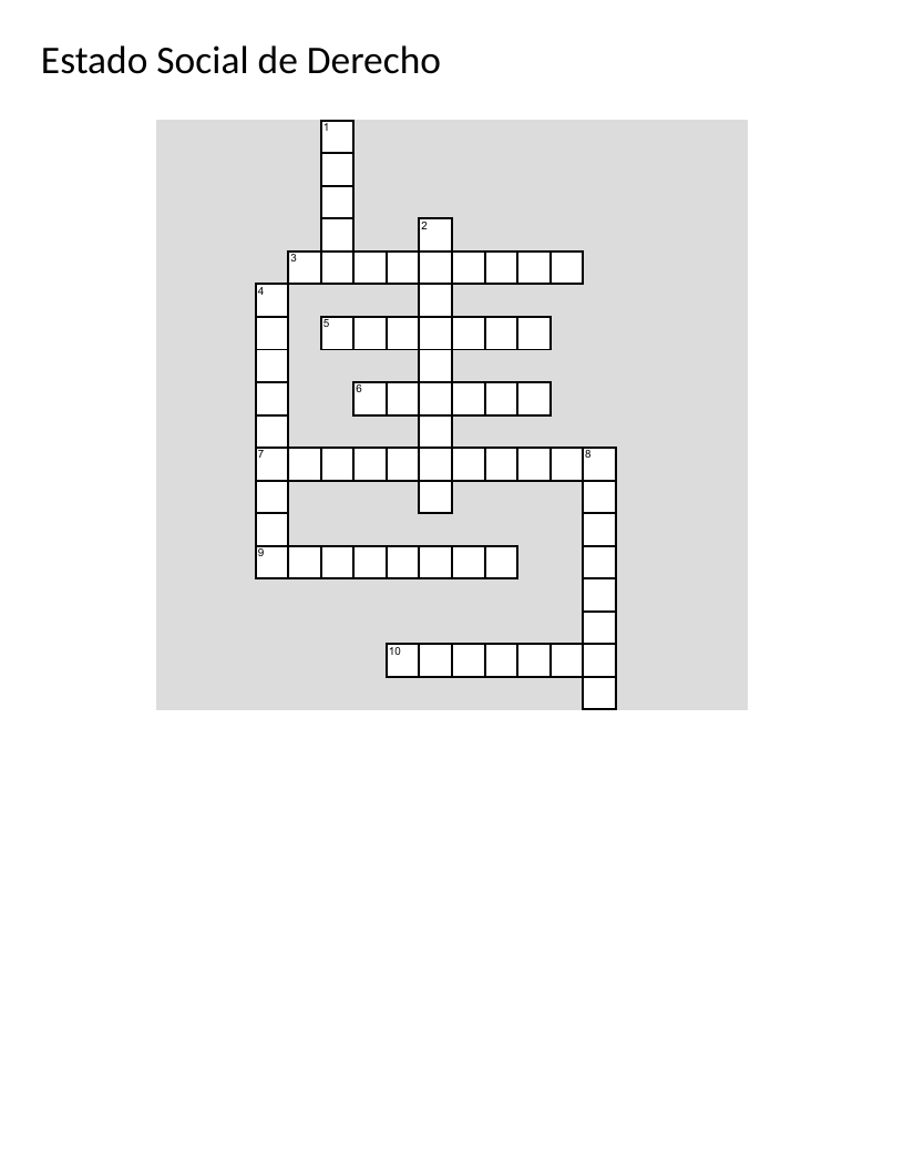 Spanish civics crossword about Costa Rican social democracy and worker rights.