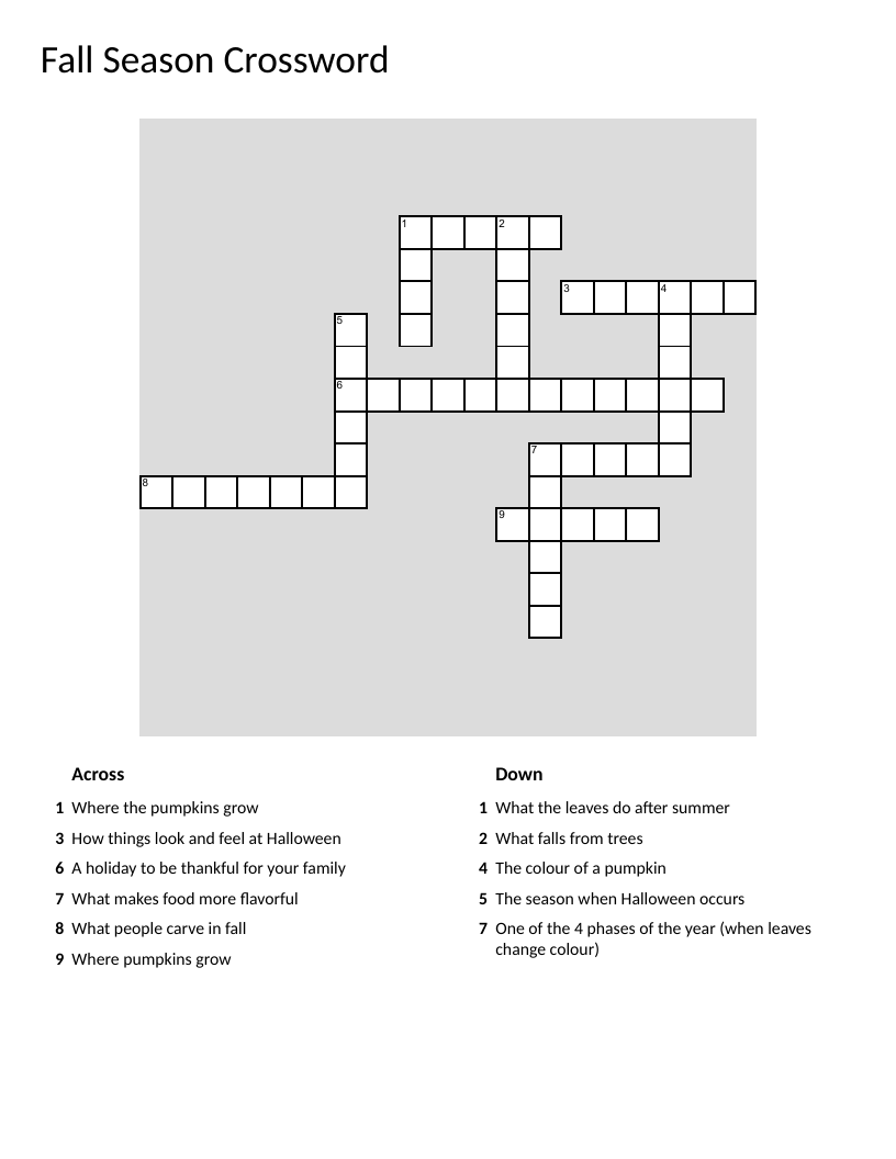 Crossword Puzzle Generator Free Printable Pdf Crossword Puzzle Generator Free Printable Pdf