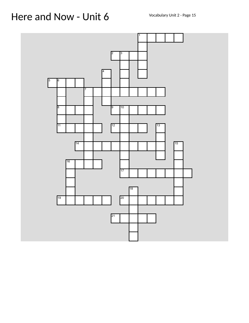 Hebrew vocabulary crossword with words for water, rain, drive, and weather.
