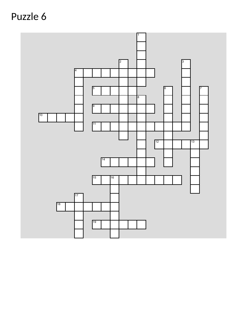 Physics and astronomy crossword with barometer, comet, circuit, radar, and telescope.