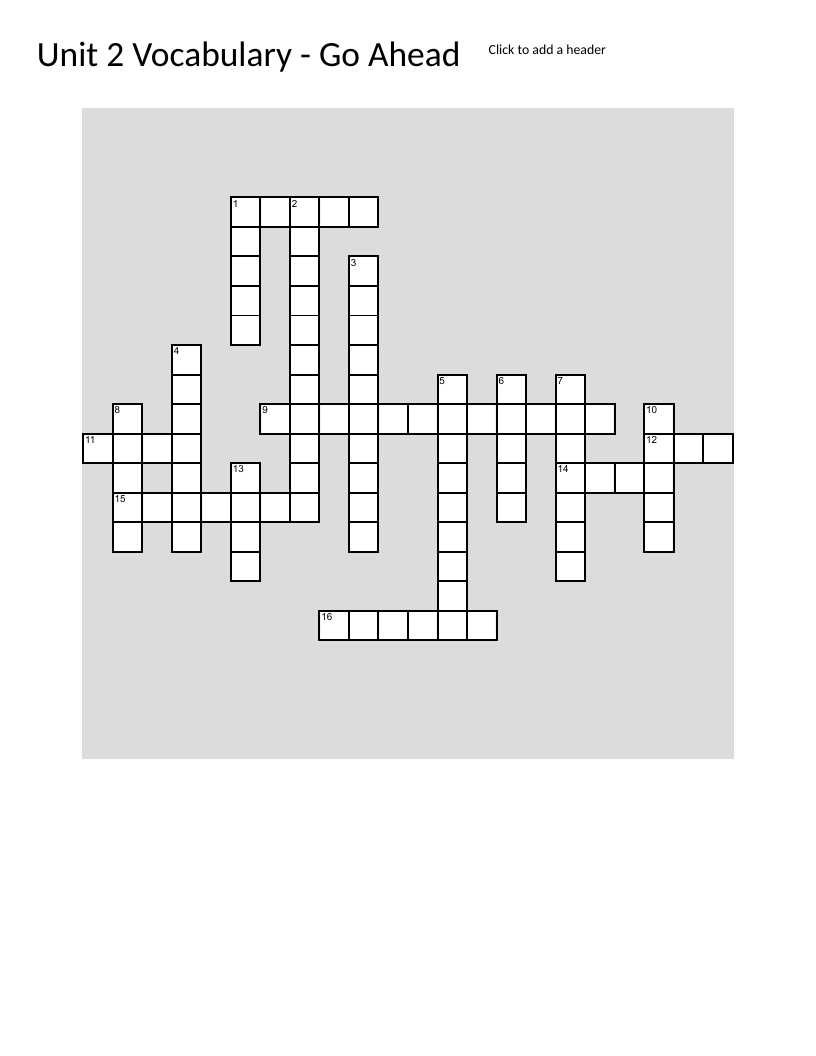 Hebrew vocabulary crossword puzzle with food and everyday English words.