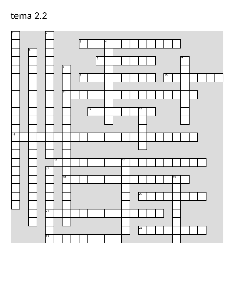 Fluid mechanics crossword with Spanish clues on pressure, density, and Bernoulli equation.