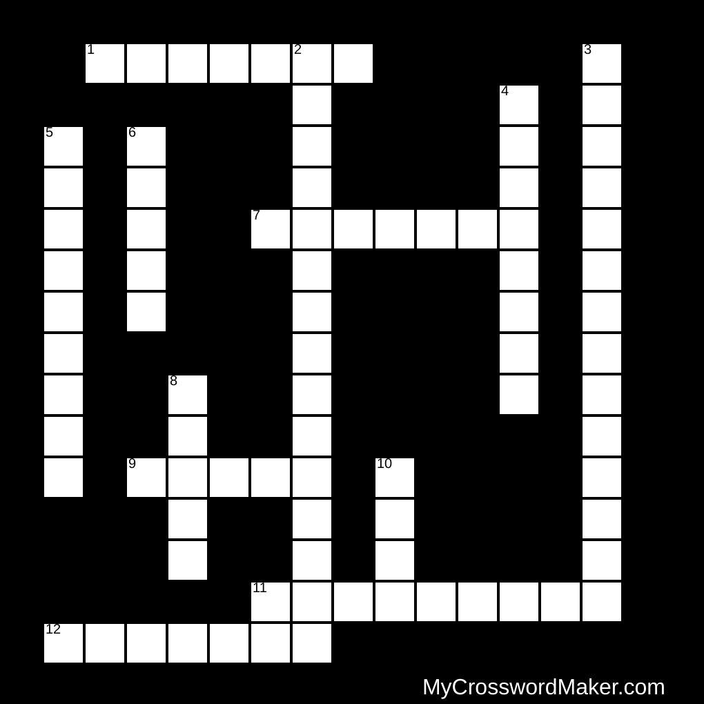 Crossword puzzle