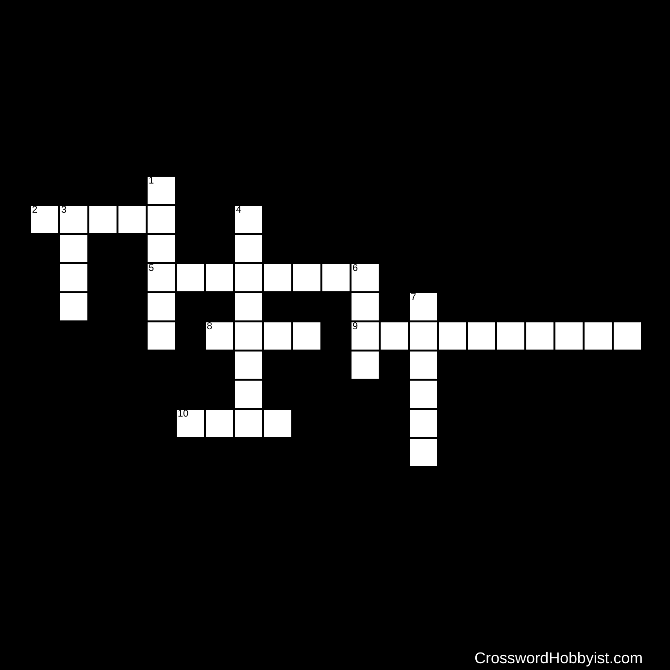 10 Things I Love About You (besides a lot more) Crossword Puzzle