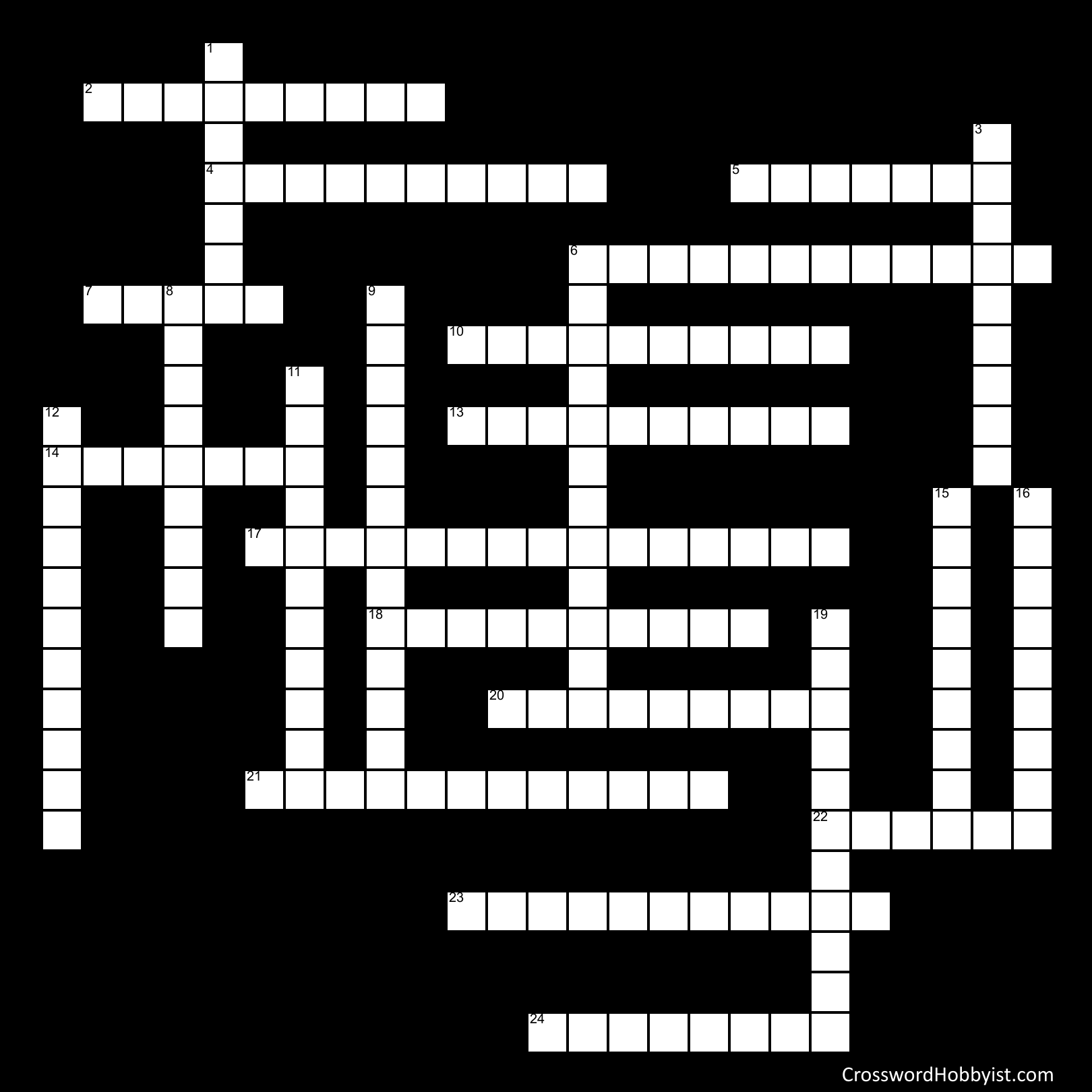 10th Grade Vocab Exam Review - Crossword Puzzle