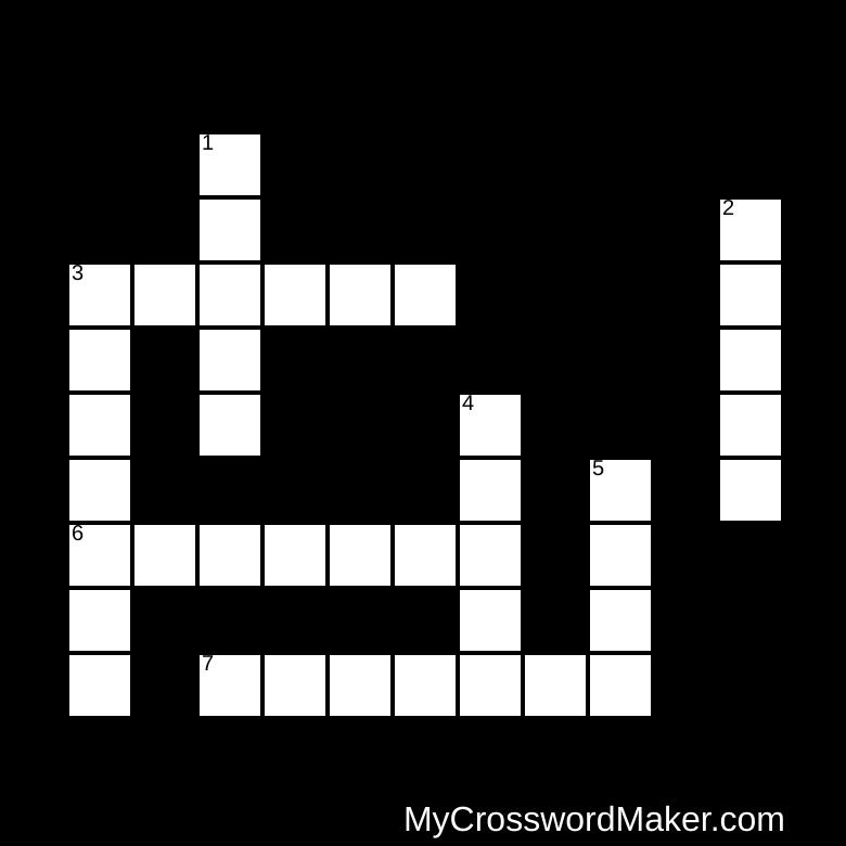 1/11/23 Vocabulary Crossword Puzzle