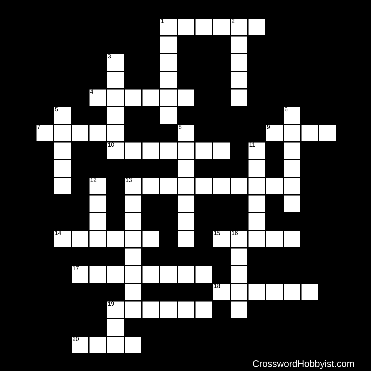 1950 s tv crossword puzzle