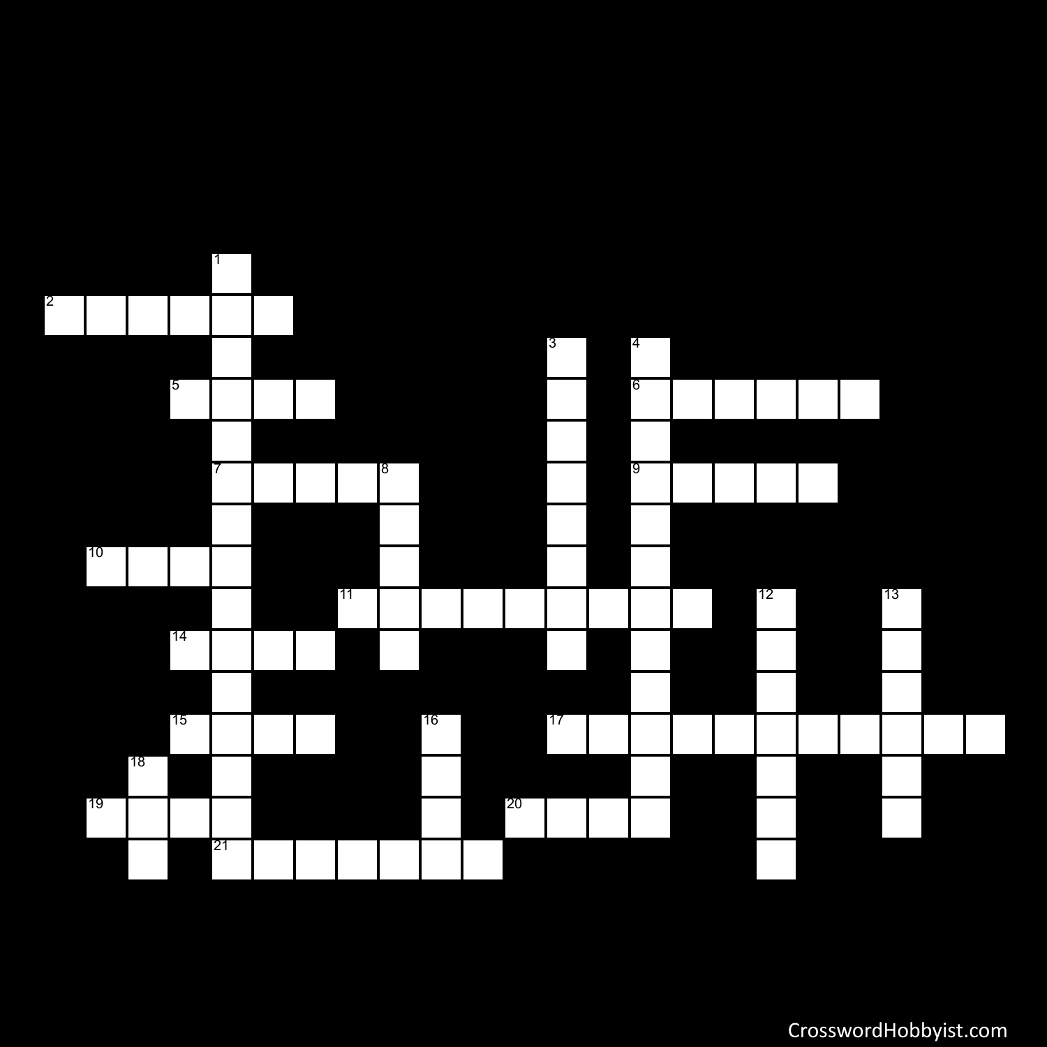 6 Animals in the Bible Crossword Puzzle