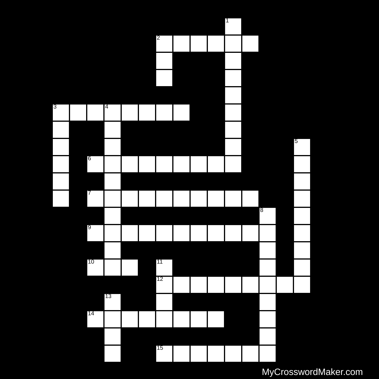 9th Grade Roots Vocab Unit 19 - Crossword Puzzle