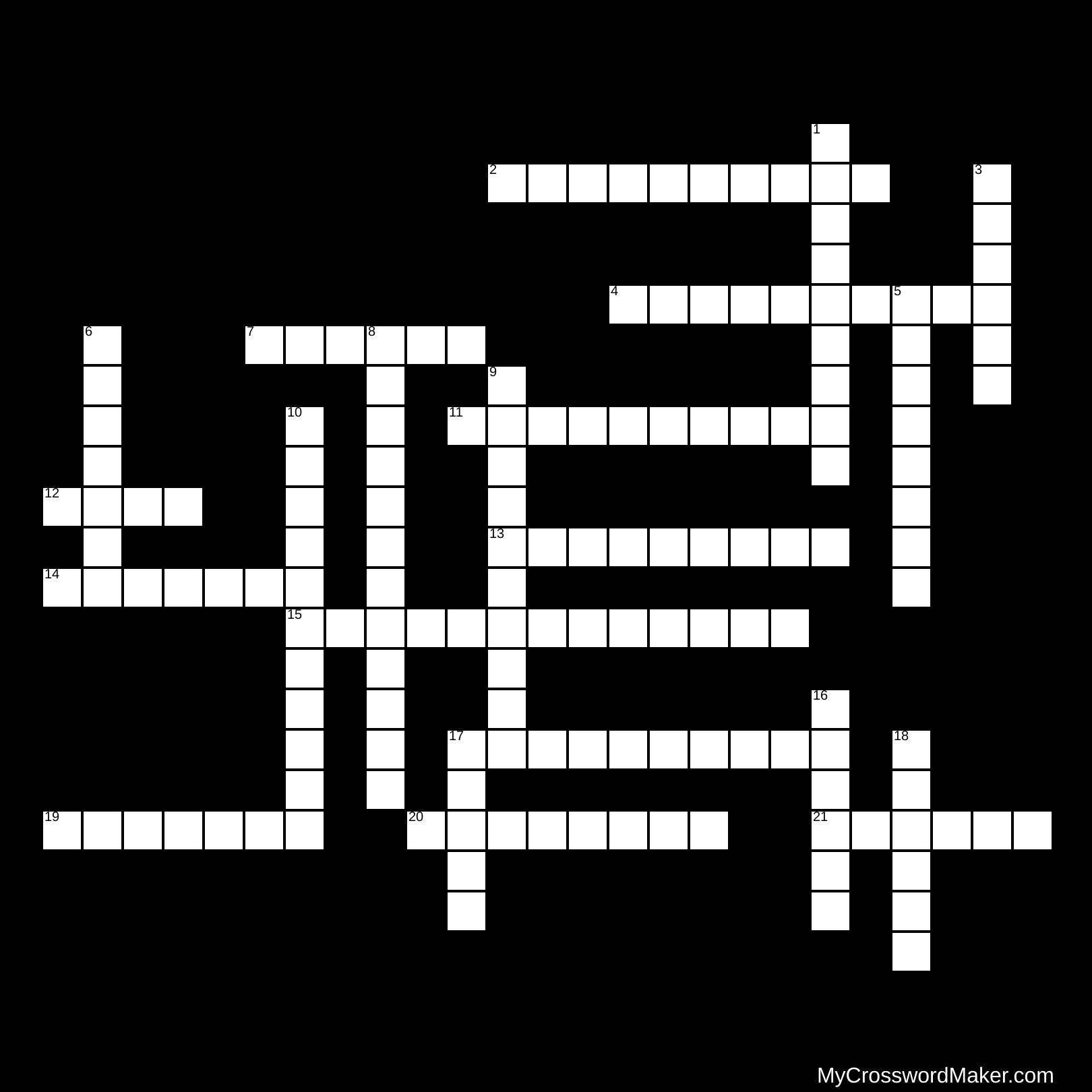ACT VOCAB - Crossword Puzzle