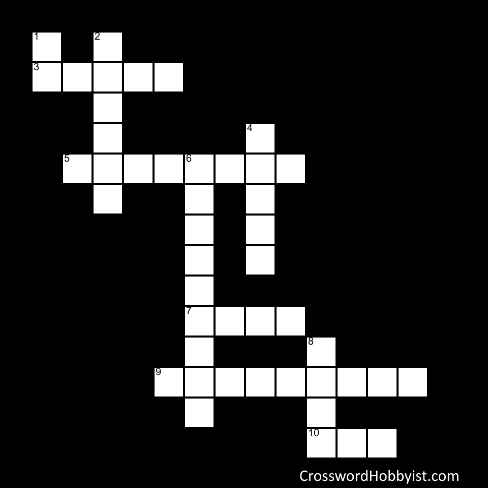All About Habitats Crossword Puzzle