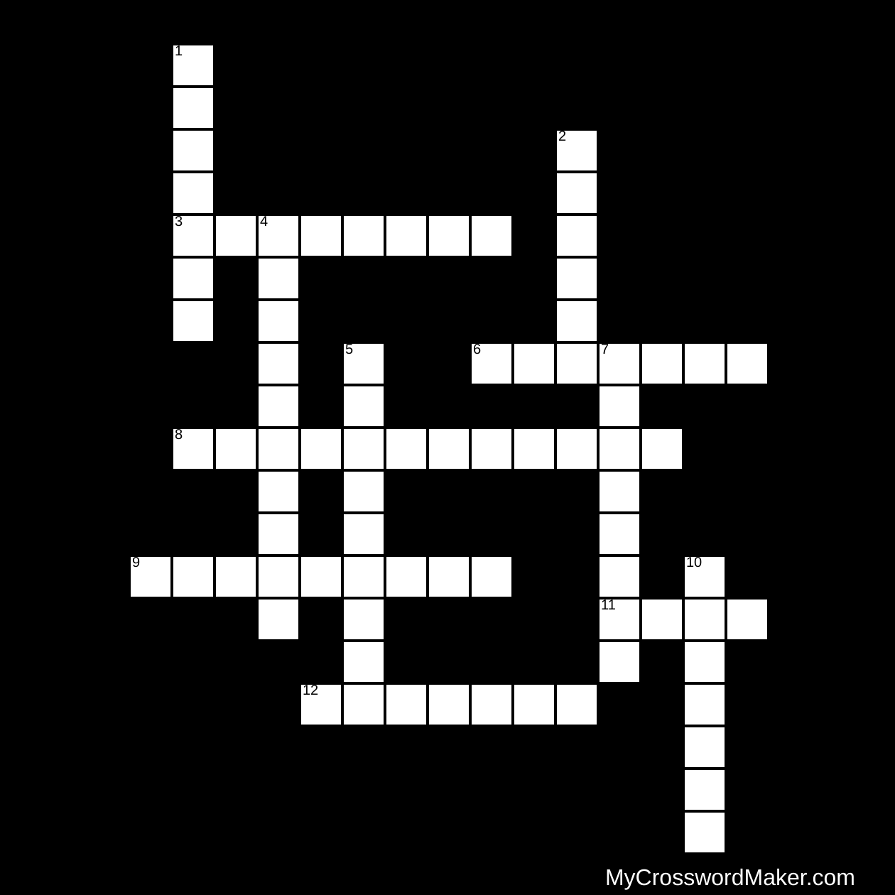 Animals - Crossword Puzzle