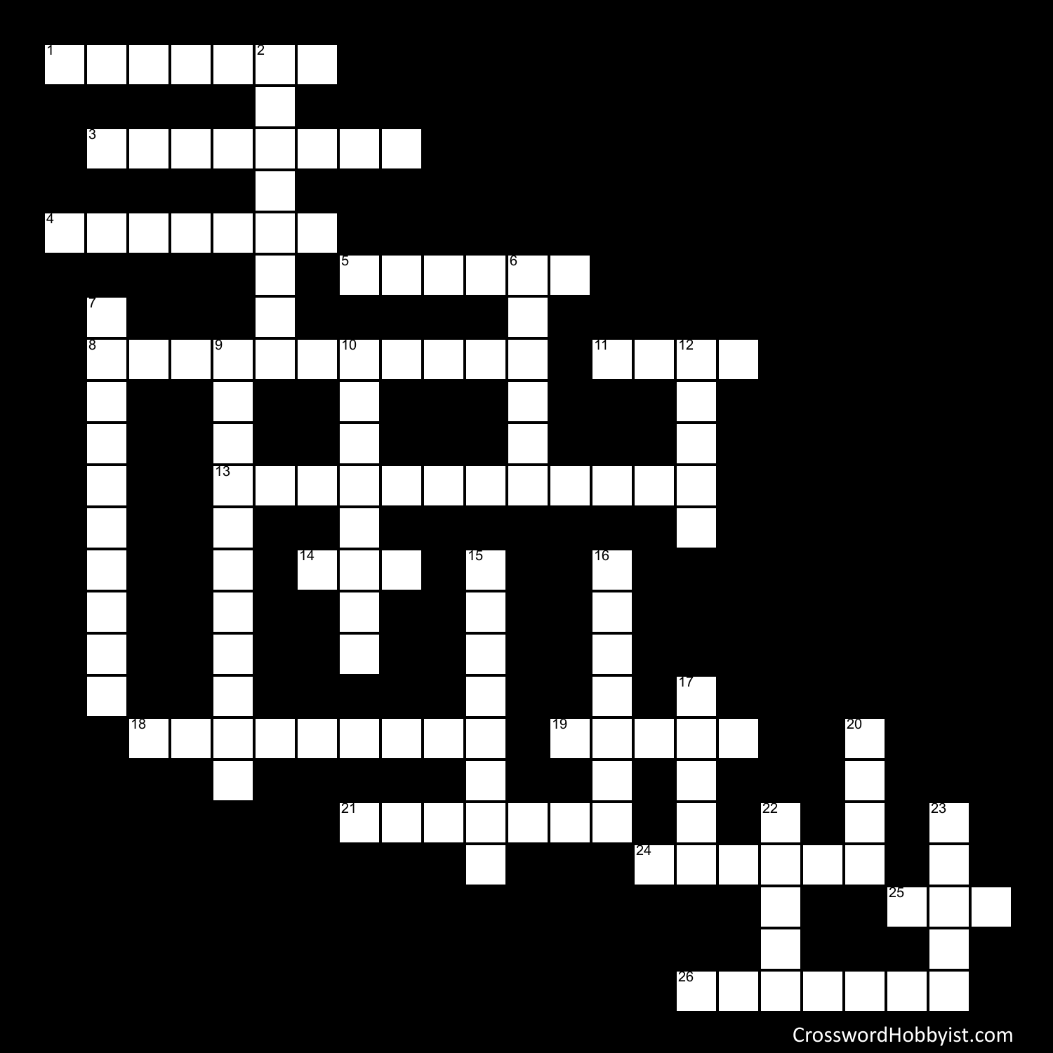 Animals From A to Z Crossword Puzzle Crossword Puzzle