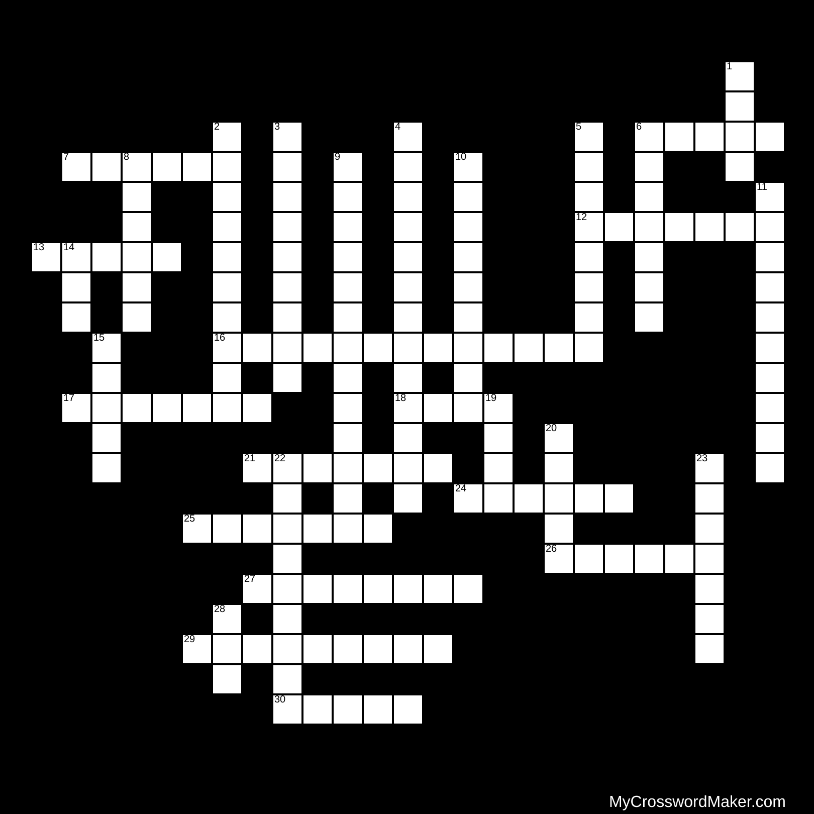 Art Foundations Typography Review Crossword Puzzle