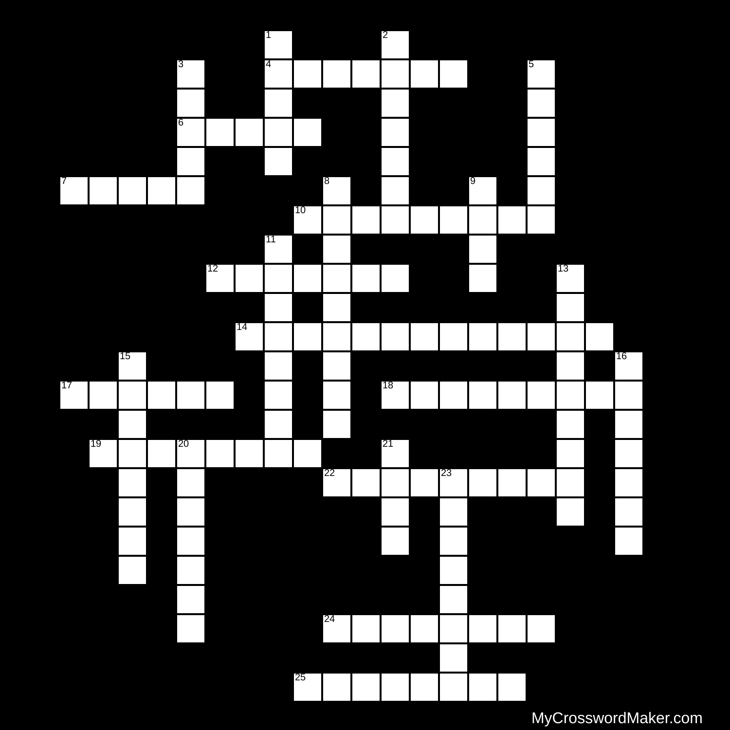 Basic Vocabulary for a Yearbook Crossword Puzzle