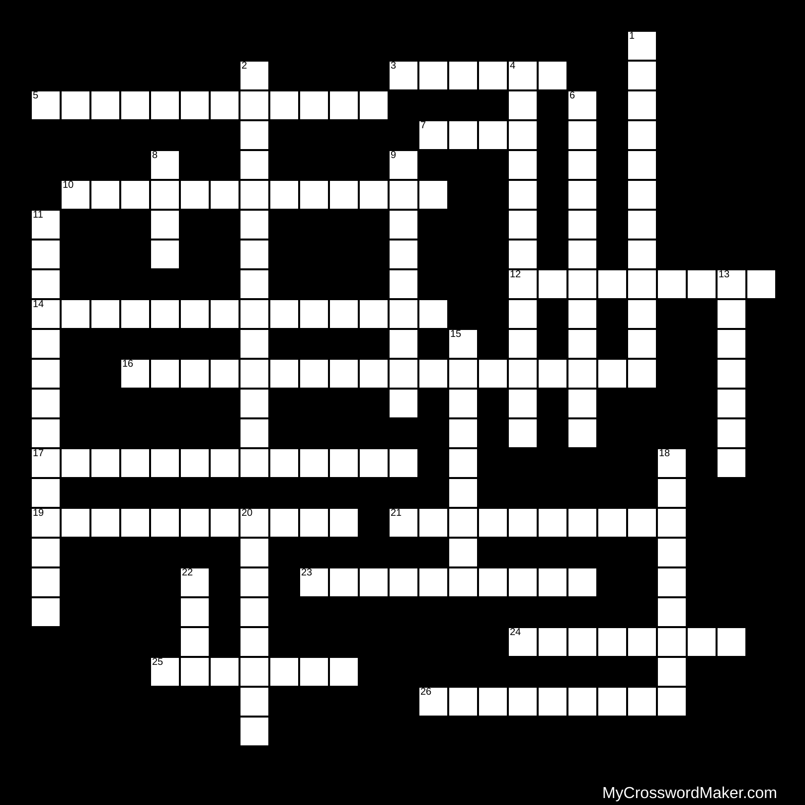 Biology 1 Vocab Crossword Puzzle