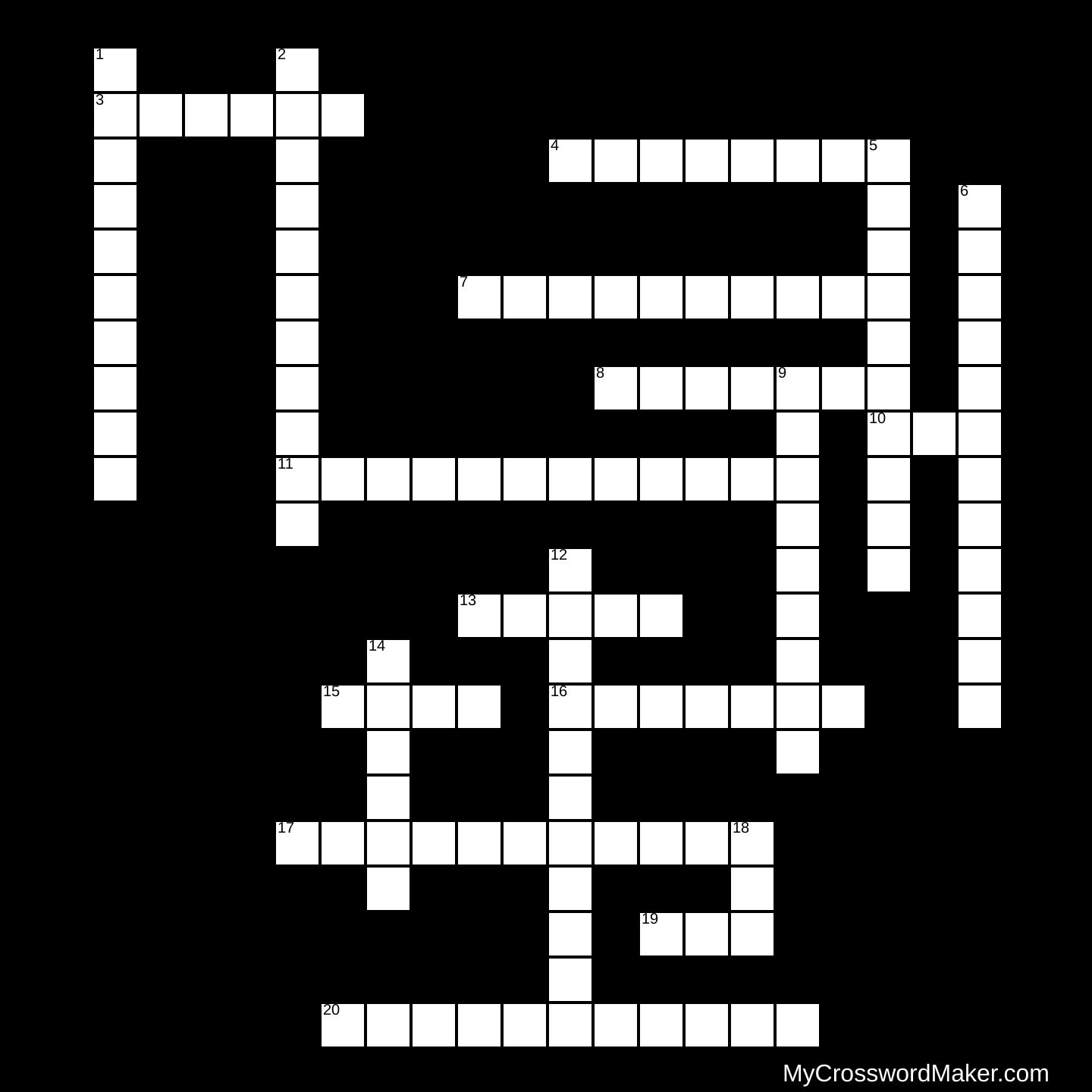 Block II Crossword Crossword Puzzle