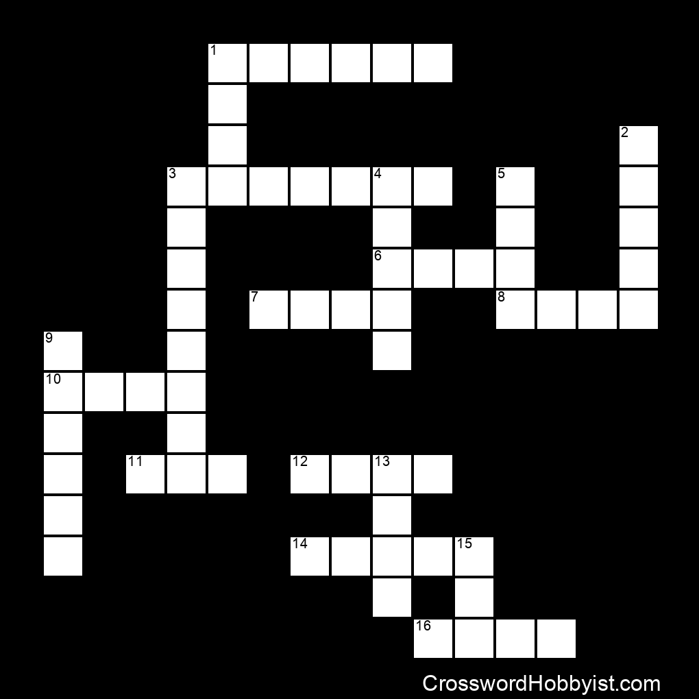 Body Parts - Crossword Puzzle