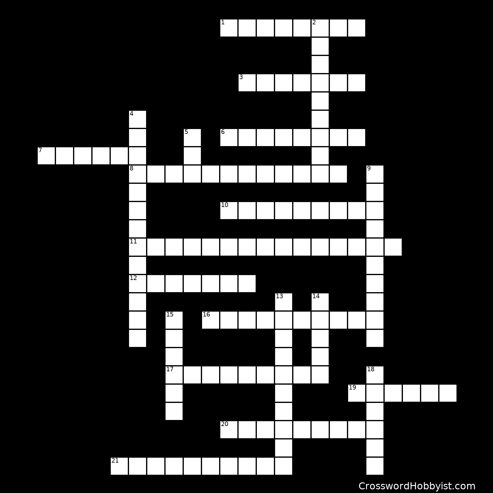 Chains Vocabulary Crossword Puzzle