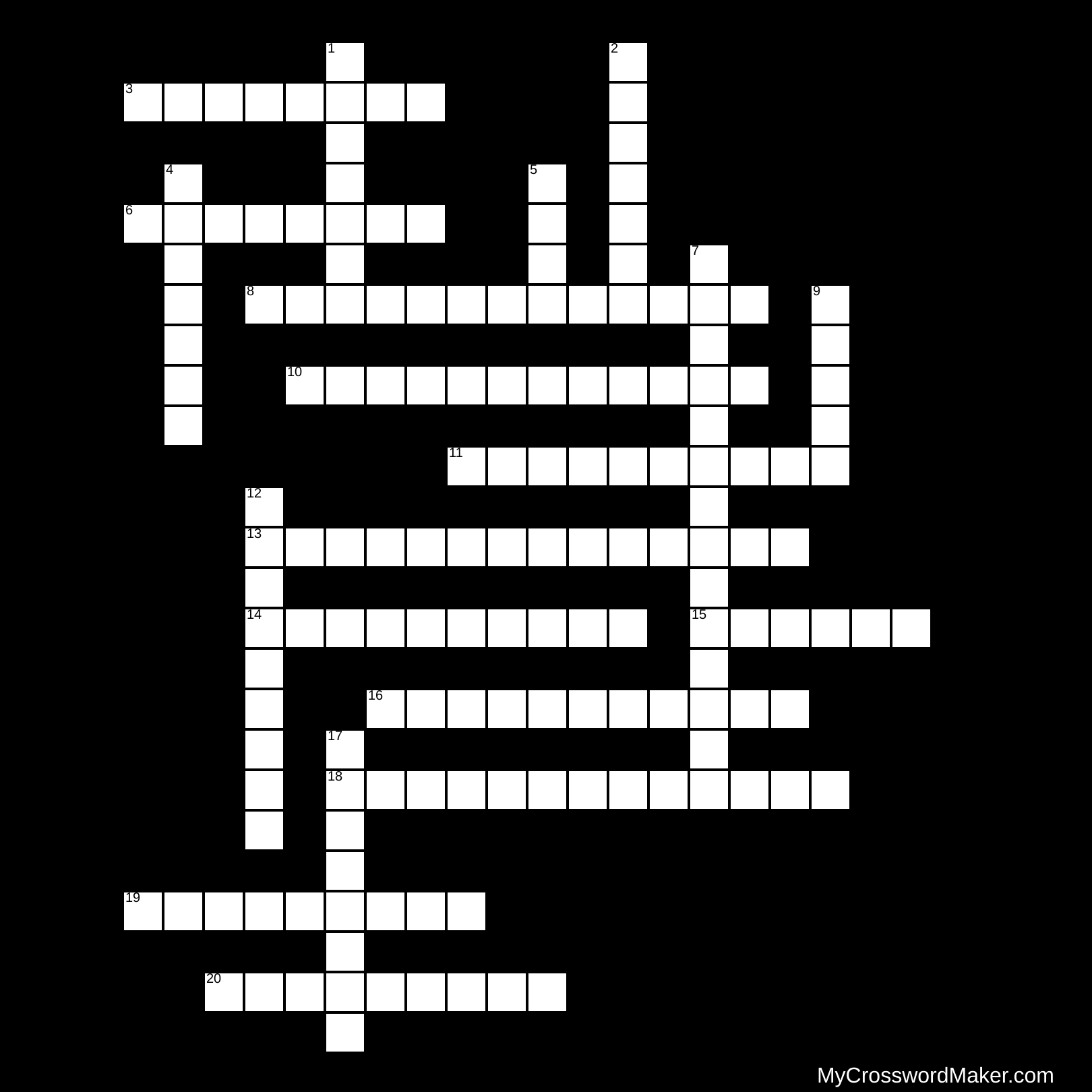 Ciencia, Tecnología y Educación. Crossword Puzzle