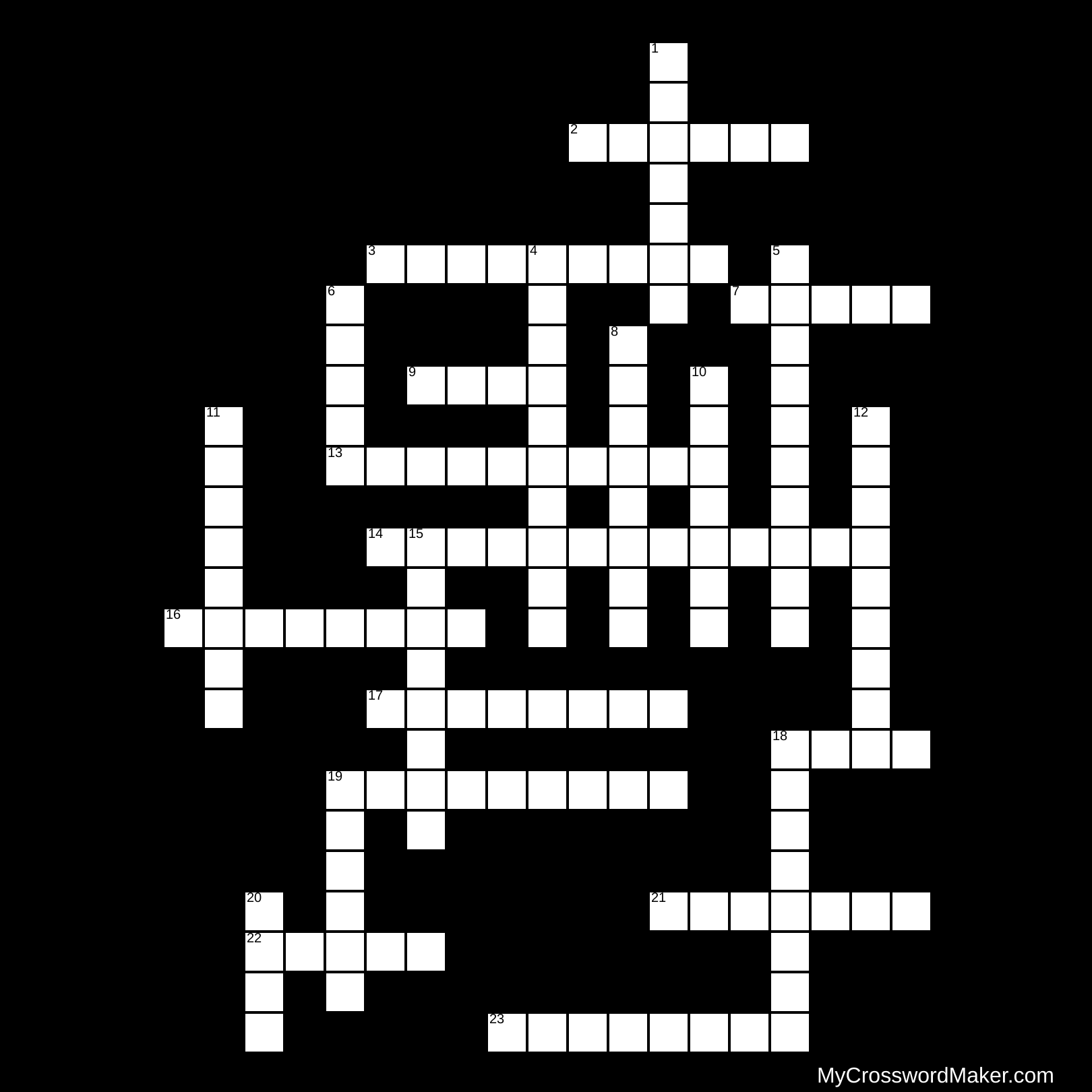 Class 10 NCERT Science LightReflection and Refraction Crossword Puzzle