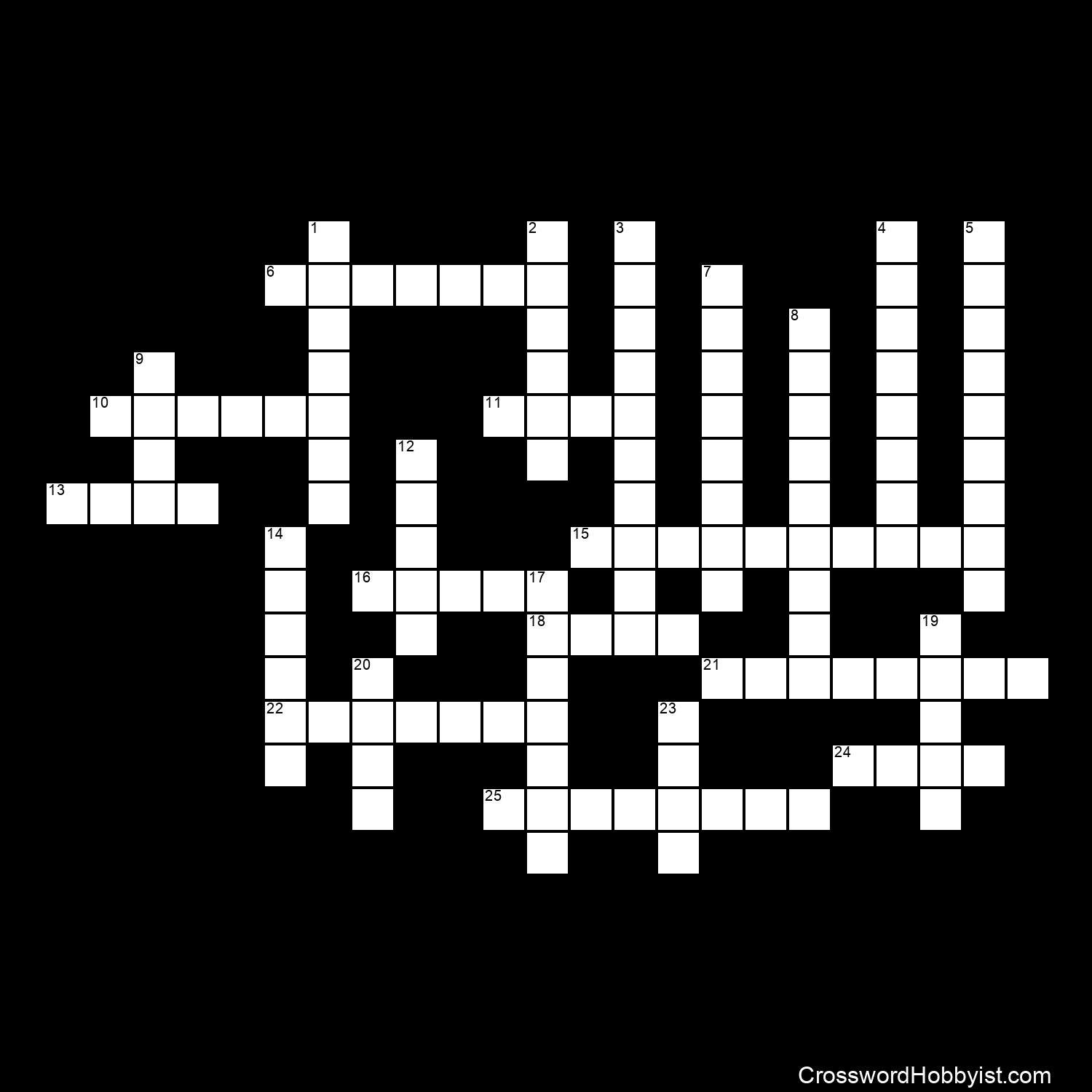 Classic Villains Crossword Puzzle