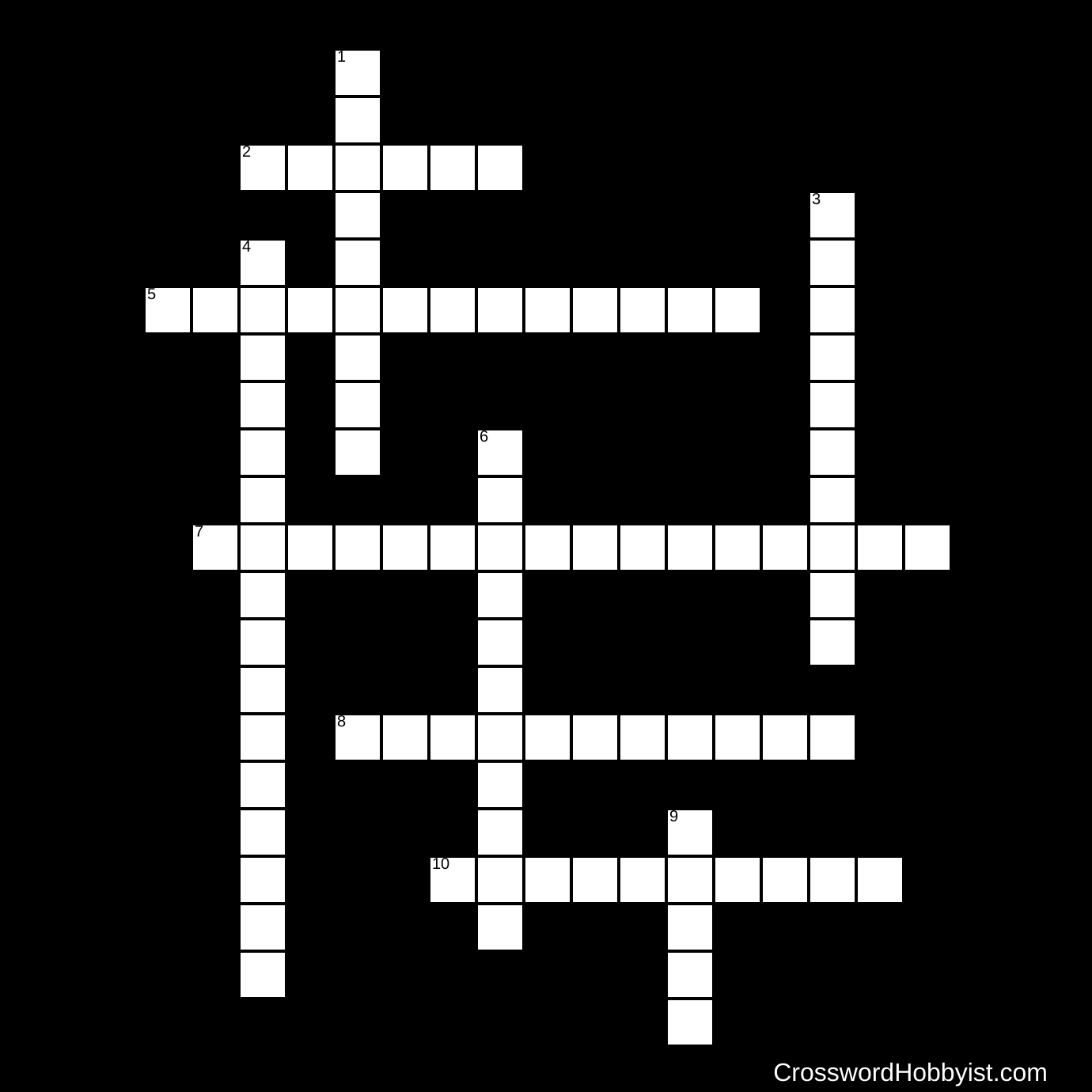 Cnidarians Crossword Puzzle