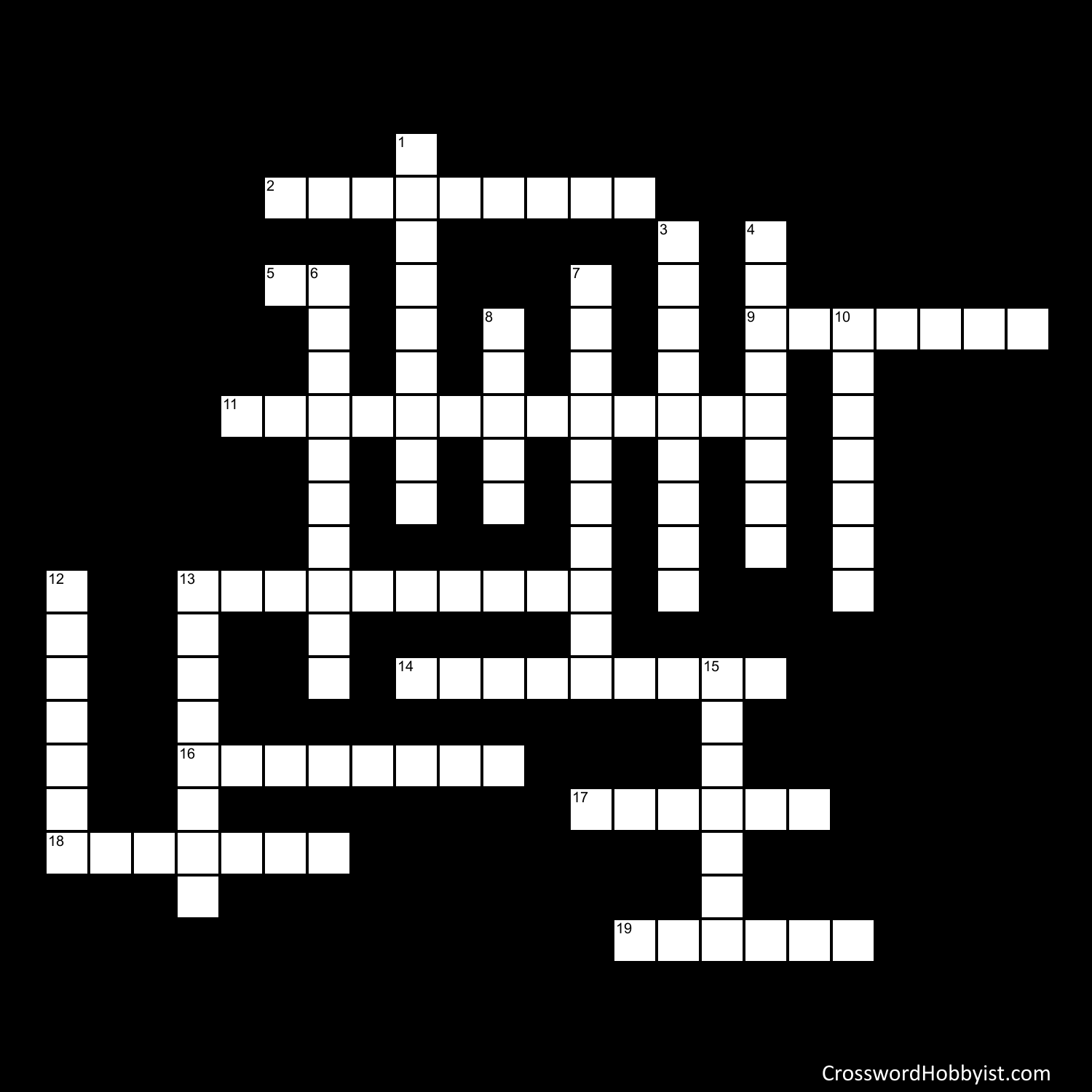 Coral Reefs Crossword Puzzle