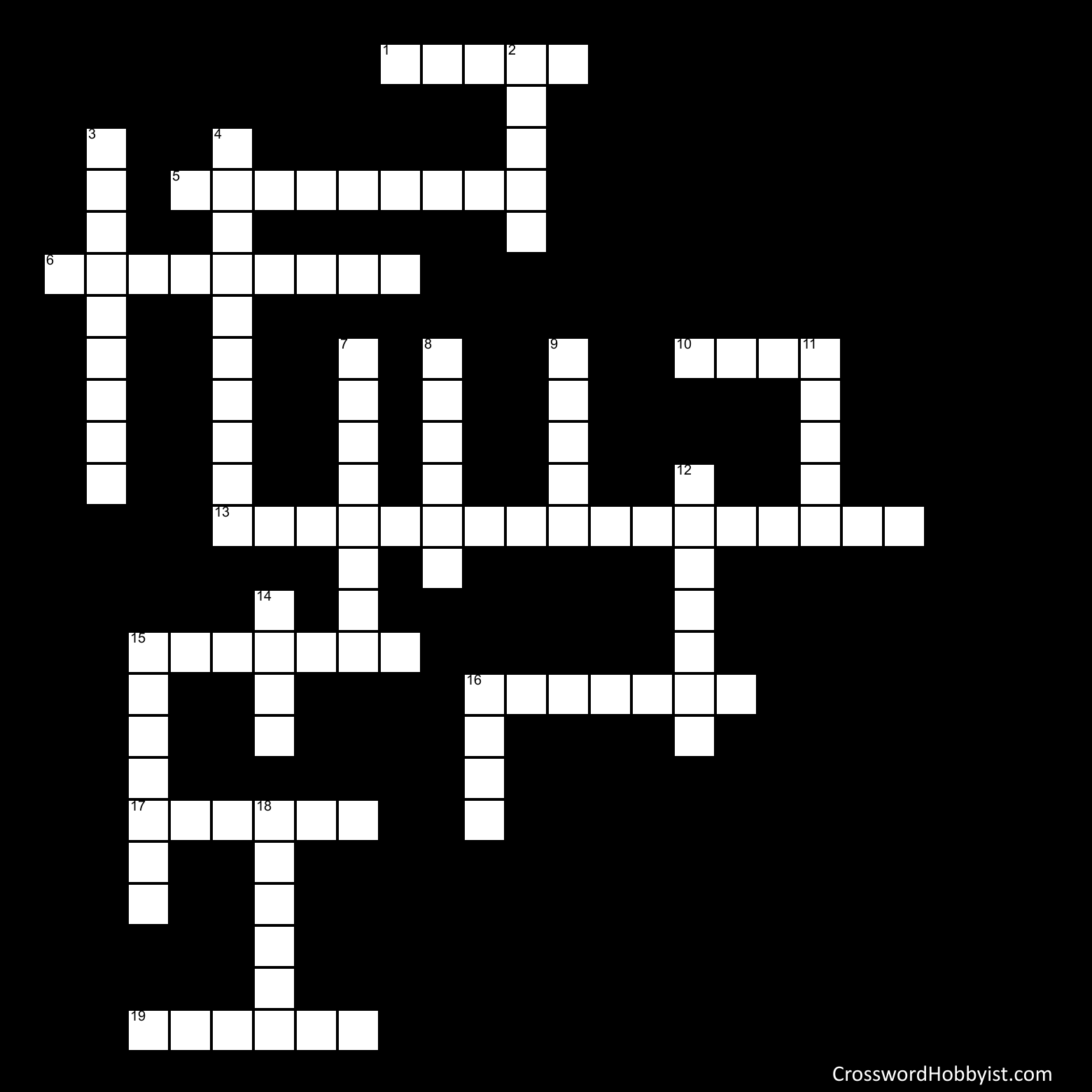 Crossword Puzzle Twisted Crossword Puzzle