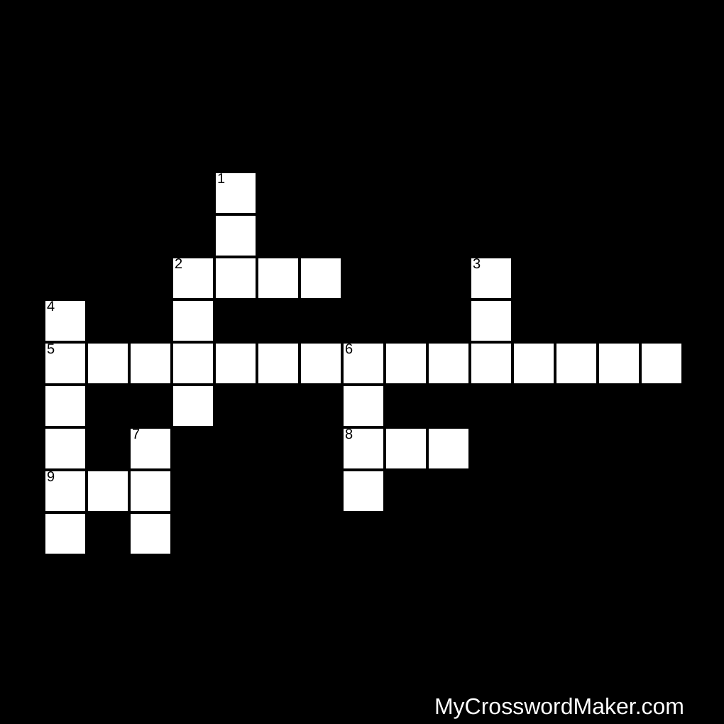 Crucigrama Crossword Puzzle