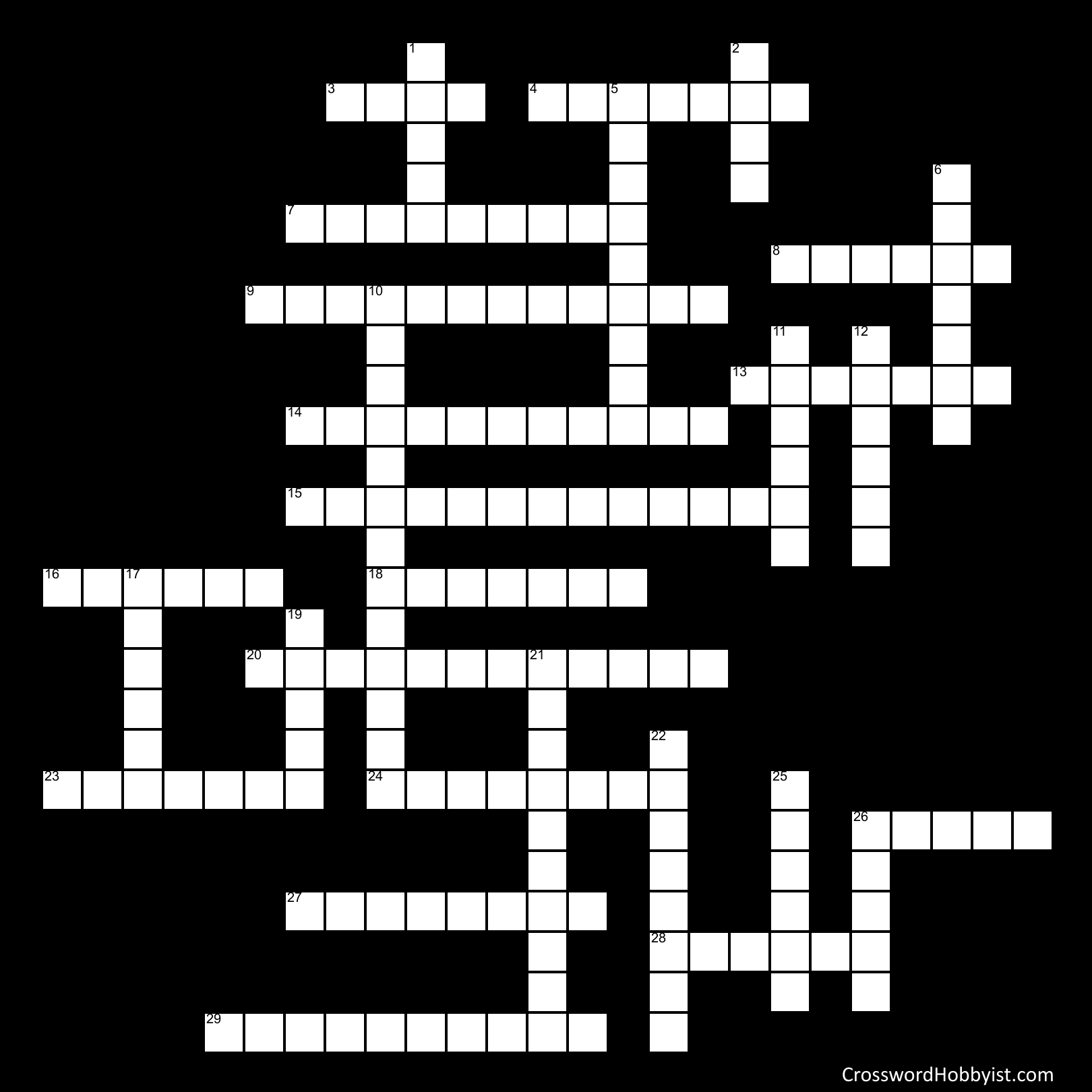 Crucigrama sobre Basquetbol Crossword Puzzle