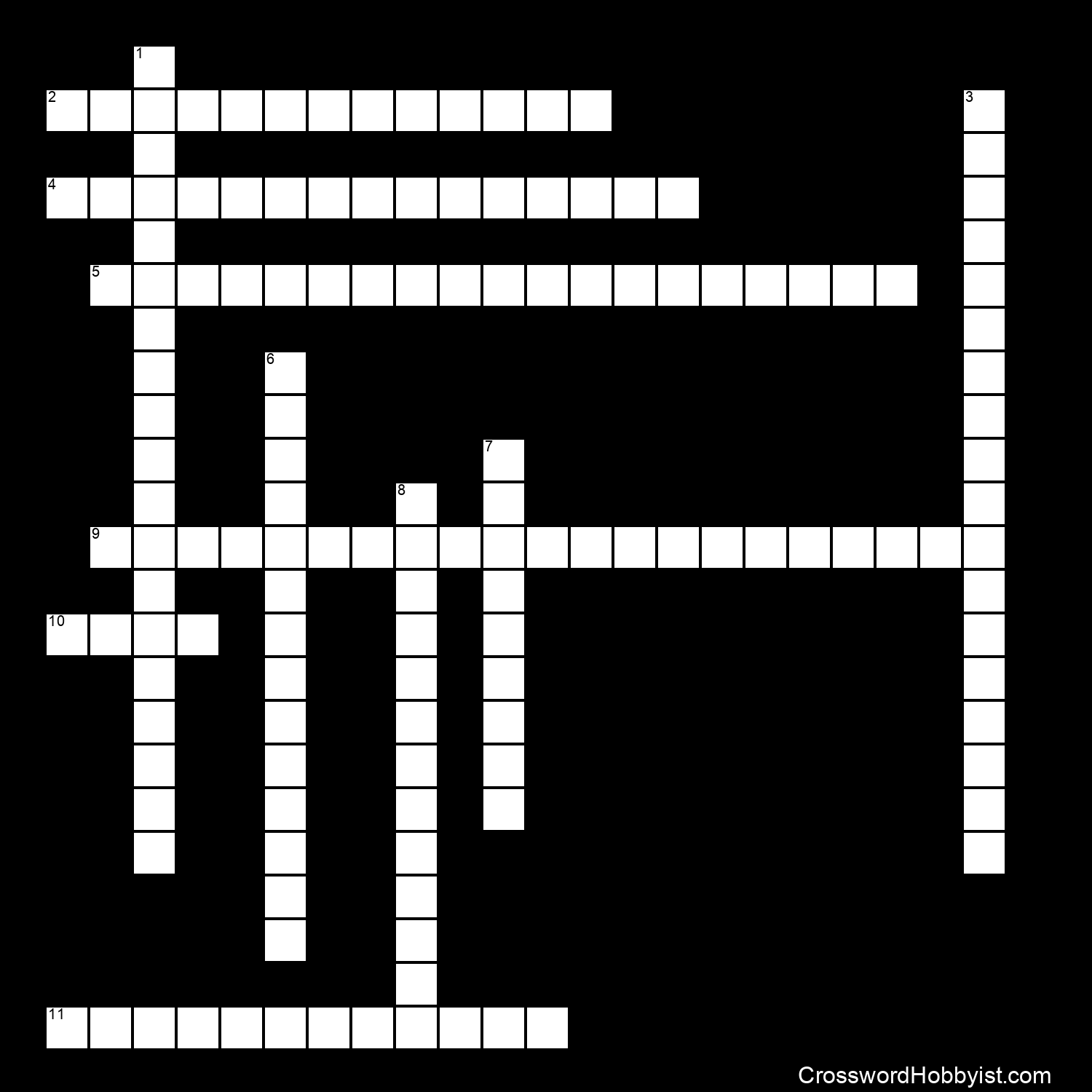 Unpleasant assignment crossword image