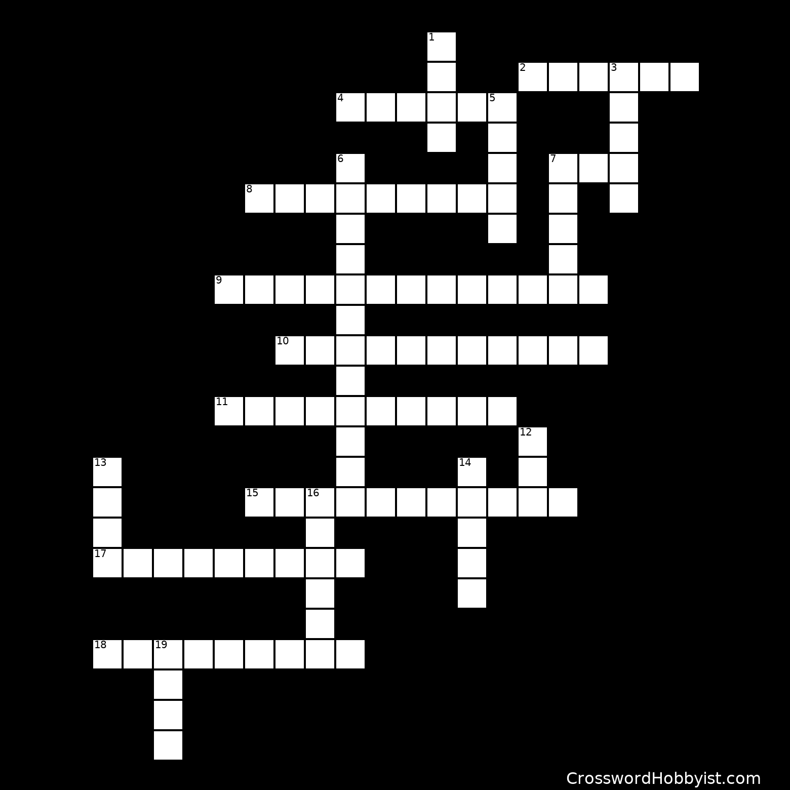 Digital Media Crossword Puzzle