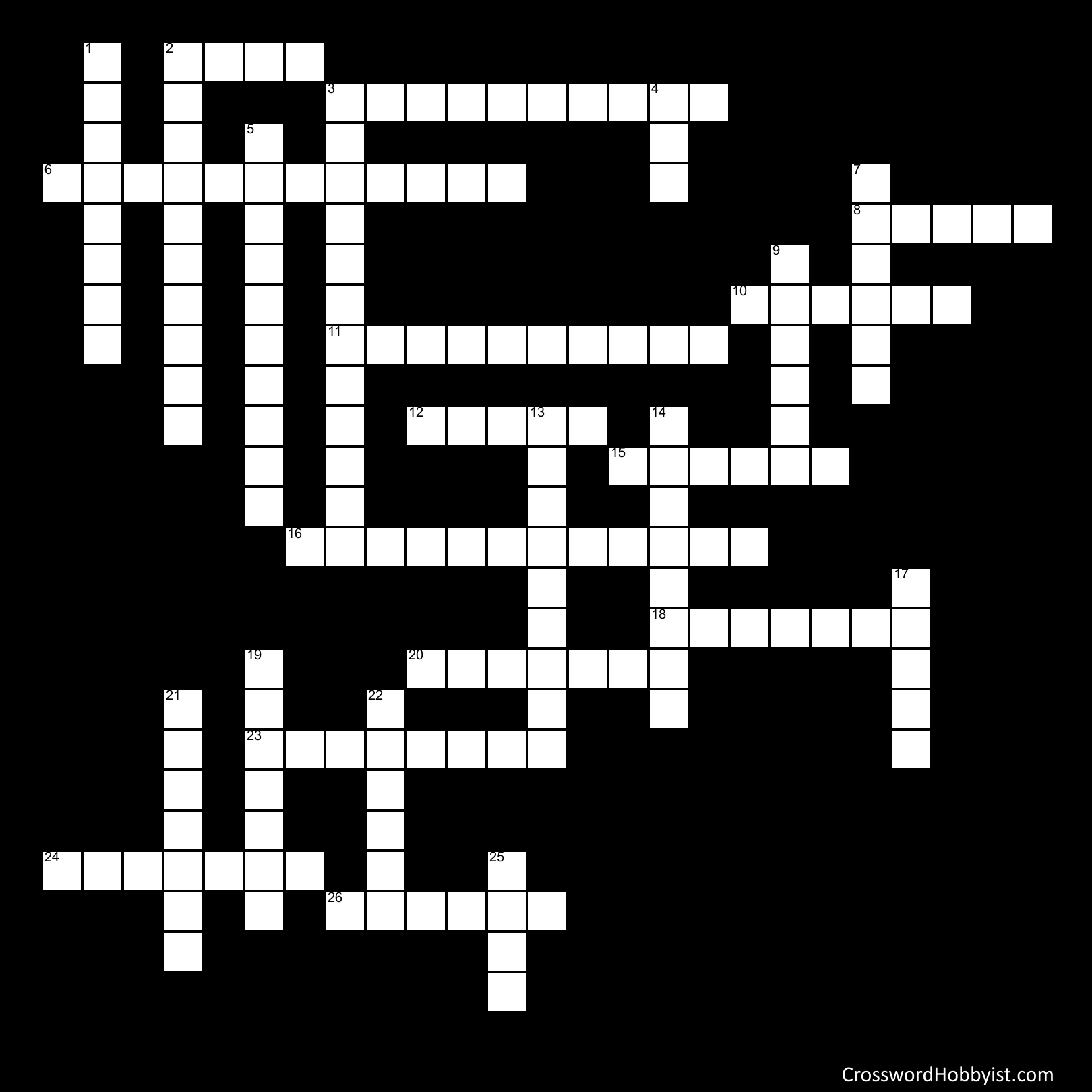 Earth, Moon and Sun Vocabulary Crossword Puzzle