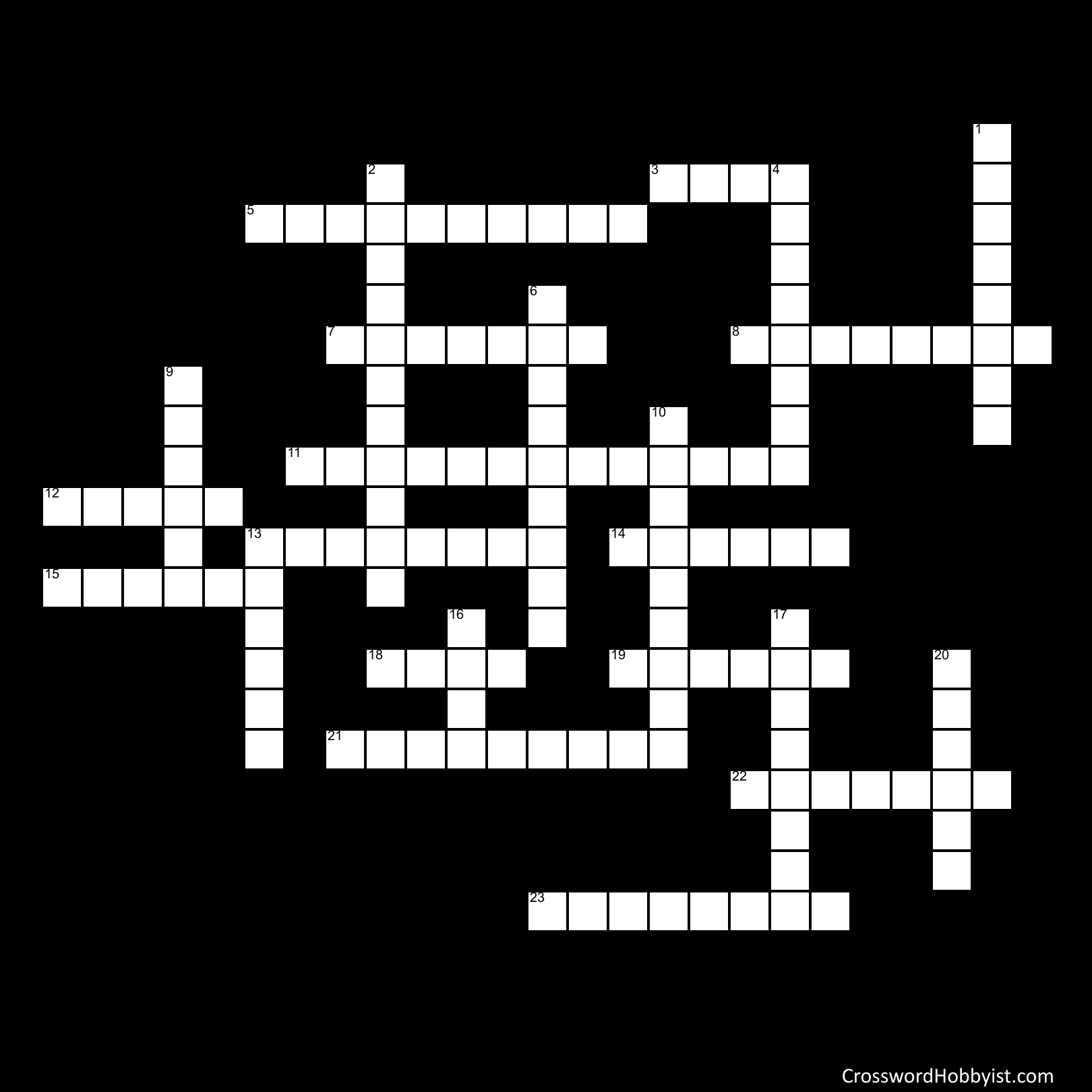 El restaurante - Crossword Puzzle