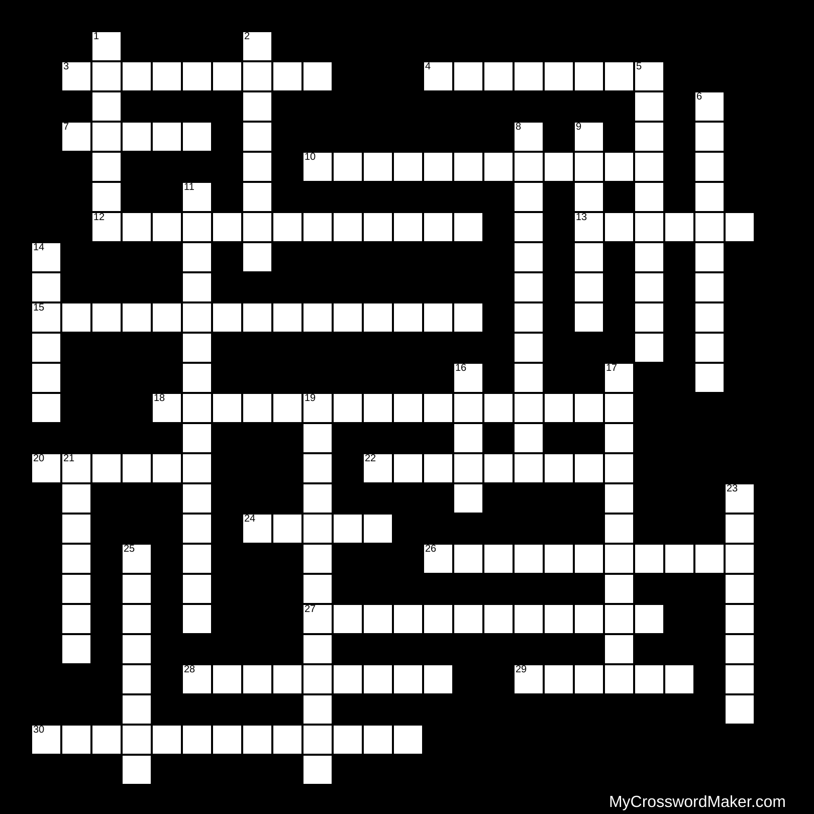 En El Restaurante - Crossword Puzzle