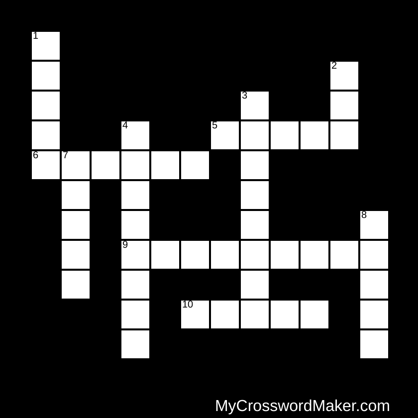 FORCE & MOTION VOCABULARY TEST - Crossword Puzzle