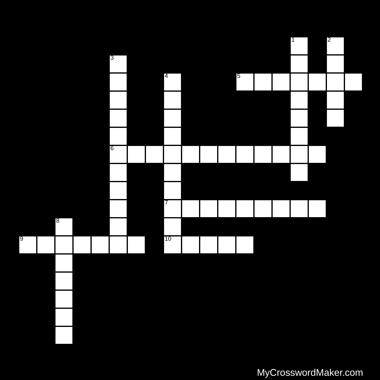 Field Hockey Crossword Puzzle