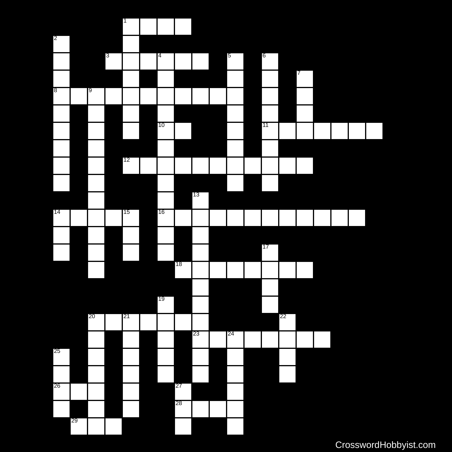 Formula One Crossword Puzzle