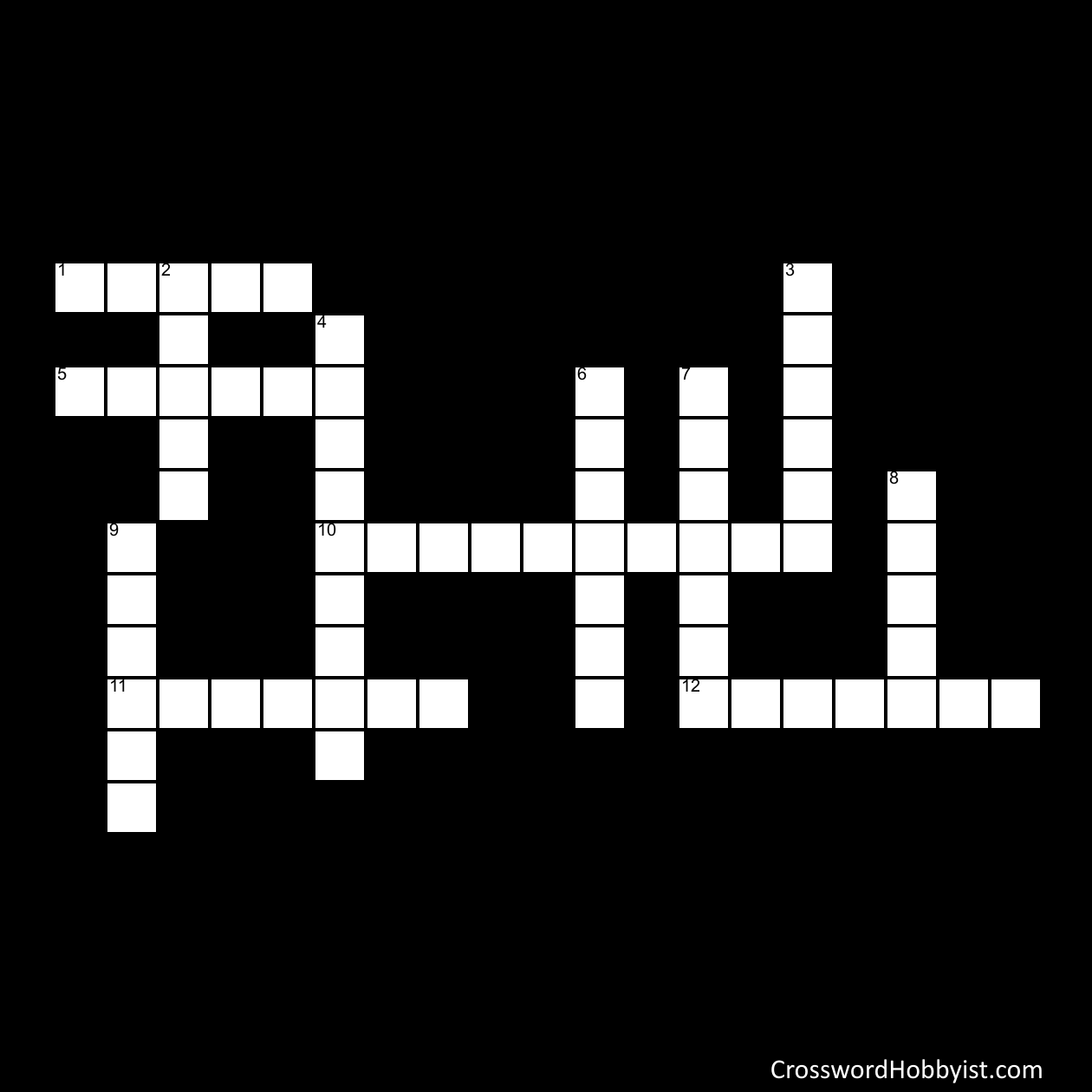 Frozen Frog and Long Live the Tree Crossword Puzzle