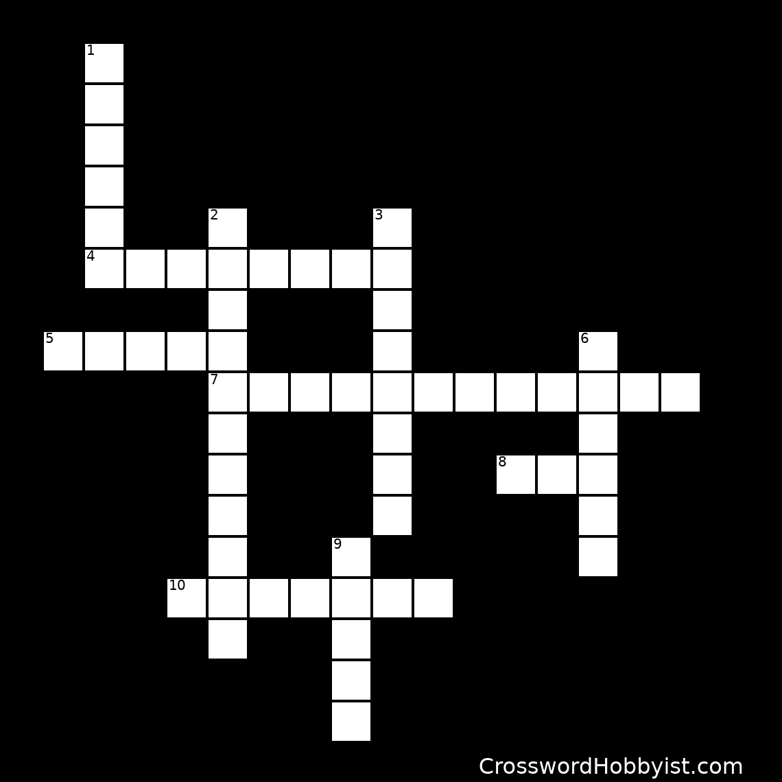 Fruit & Flowers Anniversary Edition Crossword Puzzle
